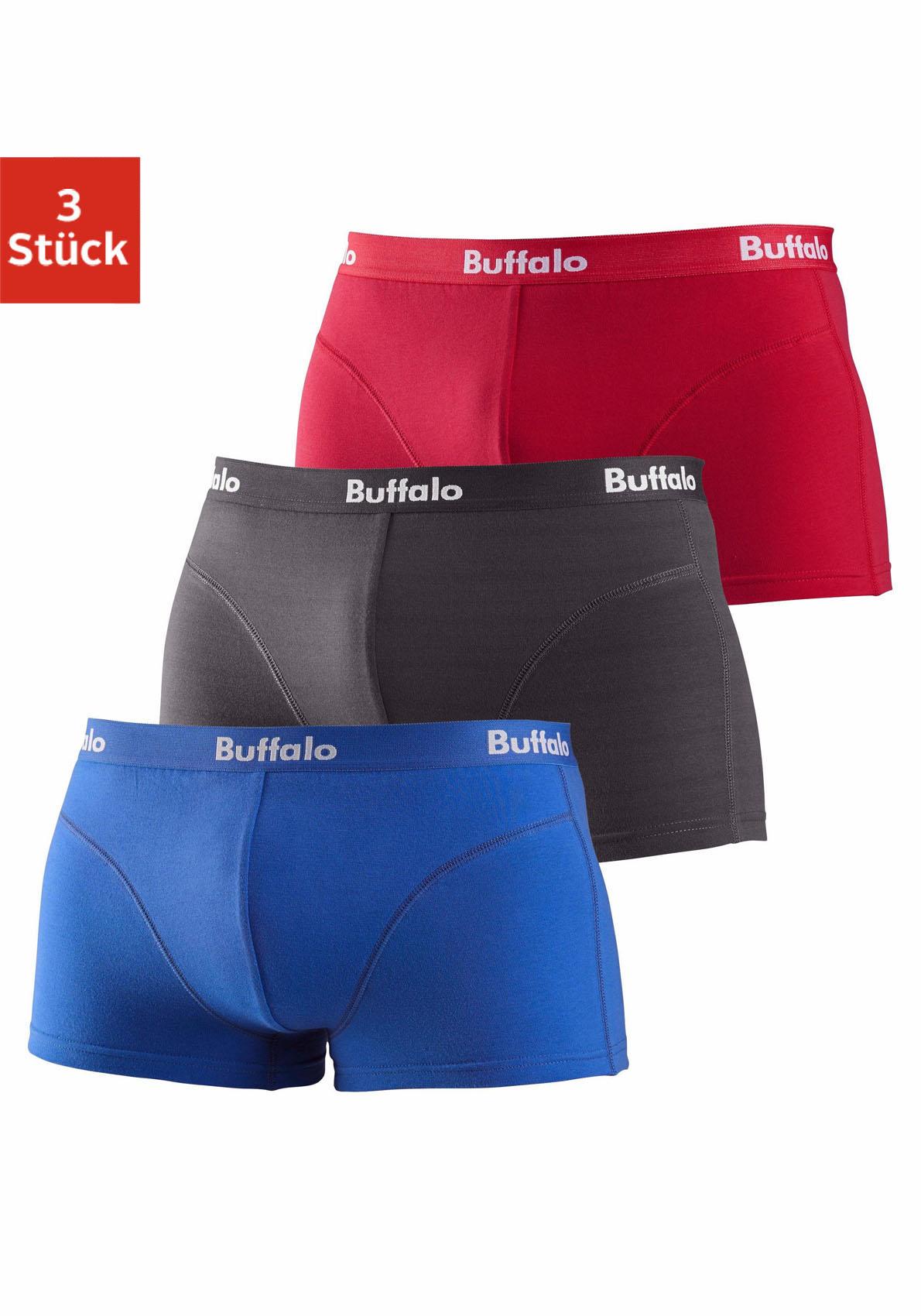 Buffalo Hipster, (Packung, 3 St.), mit Overlock-Nähten vorn von Buffalo