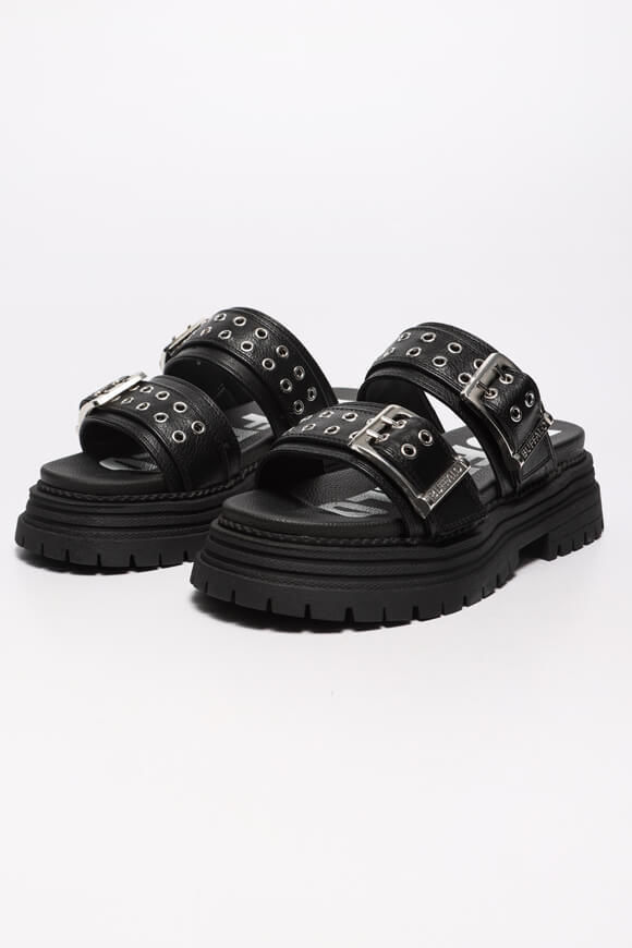 Buffalo Lennox Loop Plateau Sandalen | Black | Damen  | EU38 von Buffalo