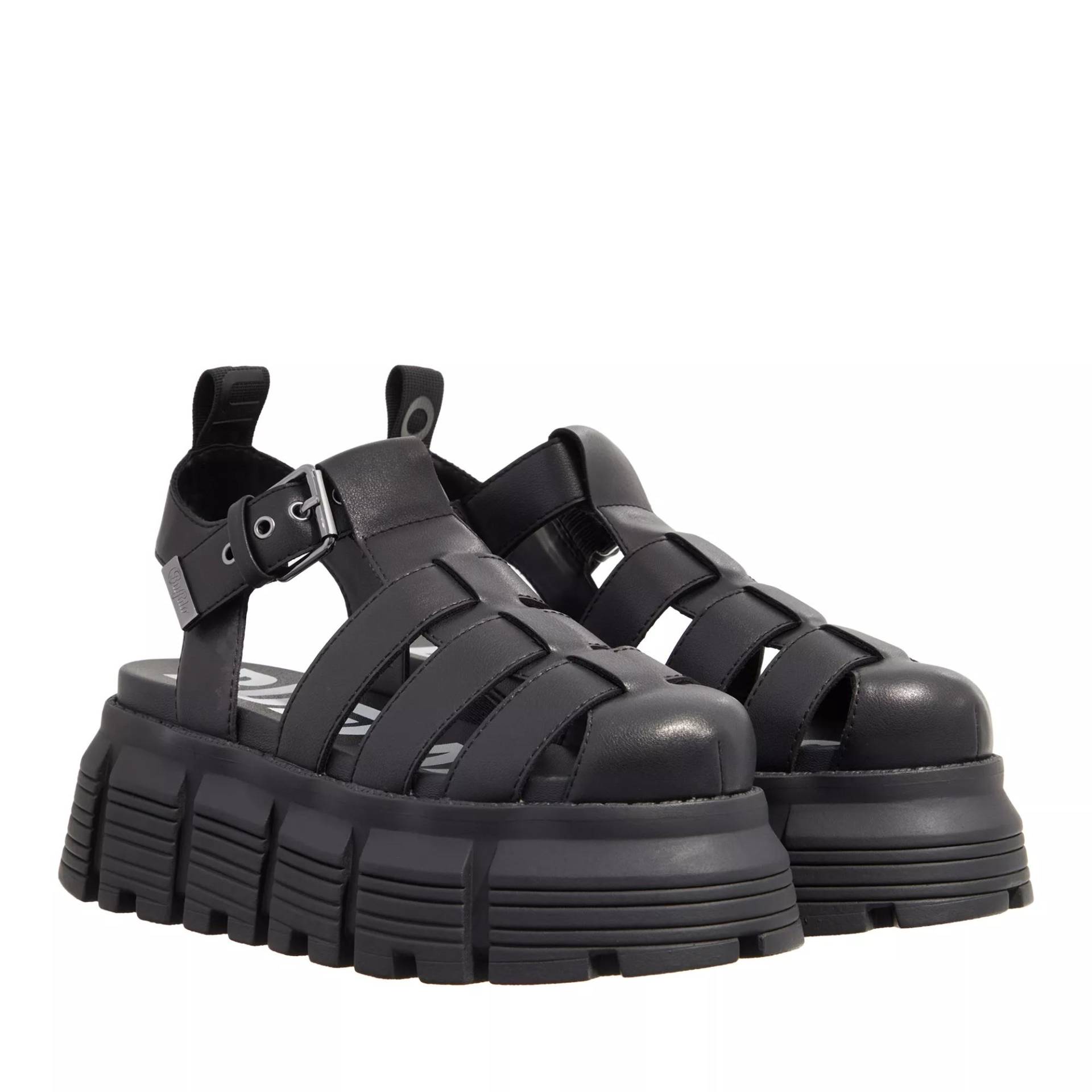 Buffalo Sandalen - Ava Fisher - Gr. 37 (EU) - in Schwarz - für Damen von Buffalo