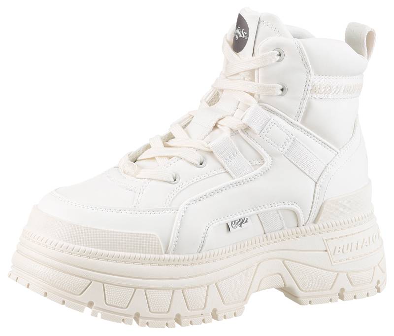 Buffalo Schnürboots »FUSION HYB MID VEGAN«, Stiefelette, High Top Sneaker, Plateauabsatz, mit Memory Foam von Buffalo