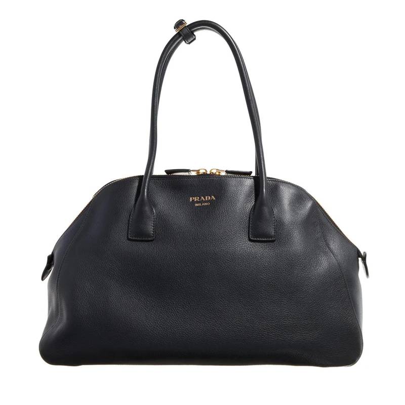 Prada Schultertasche - Soft Grain Shoppin Bag Medium - Gr. unisize - in Schwarz - für Damen von Prada