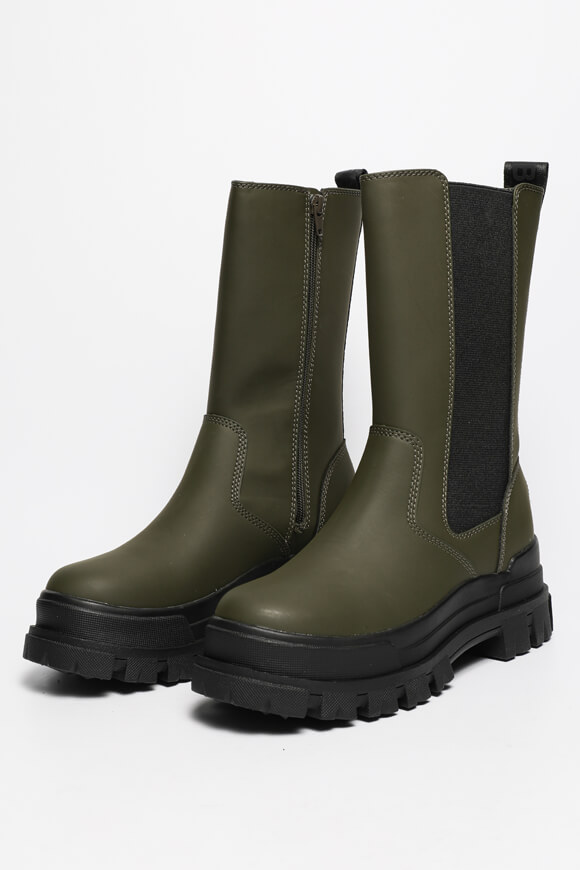 Buffalo Vegan Aspha CLF Rain Chelsea Boots | Kaki | Damen  | EU36 von Buffalo