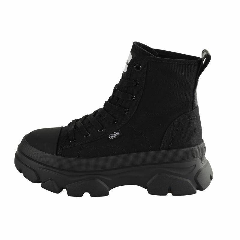 Stiefeletten Cade Lace Up Hi Damen Schwarz 37 von Buffalo