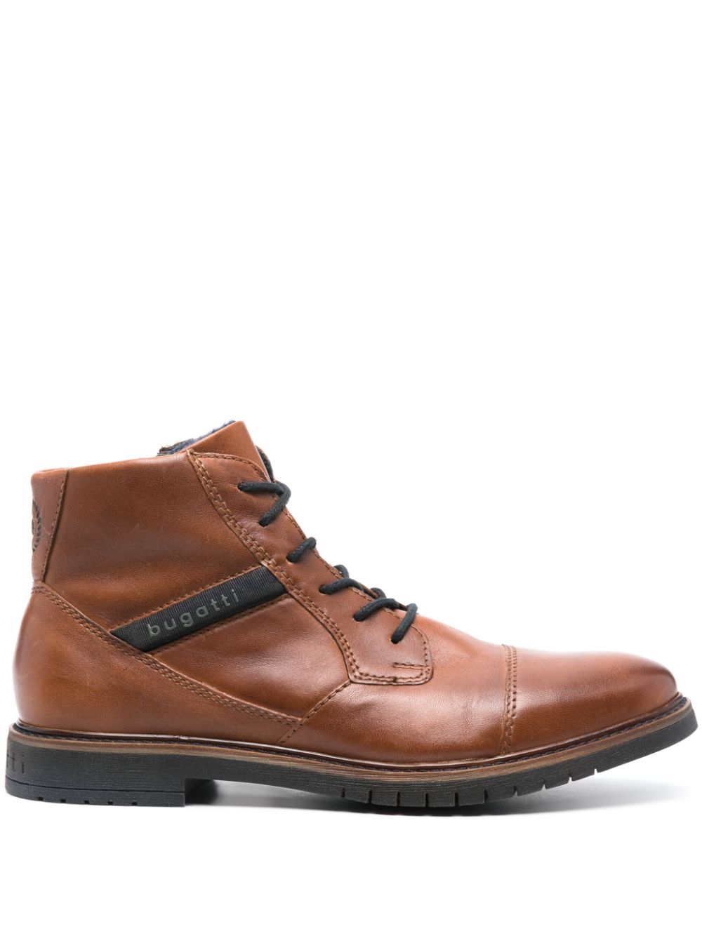 Bugatti Caj leather boots - Brown von Bugatti