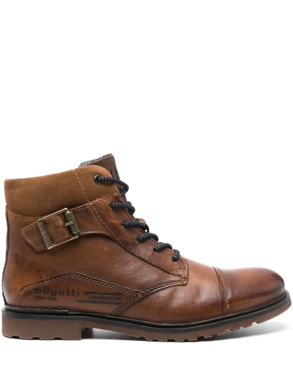 Bugatti Vittore leather boots - Brown von Bugatti