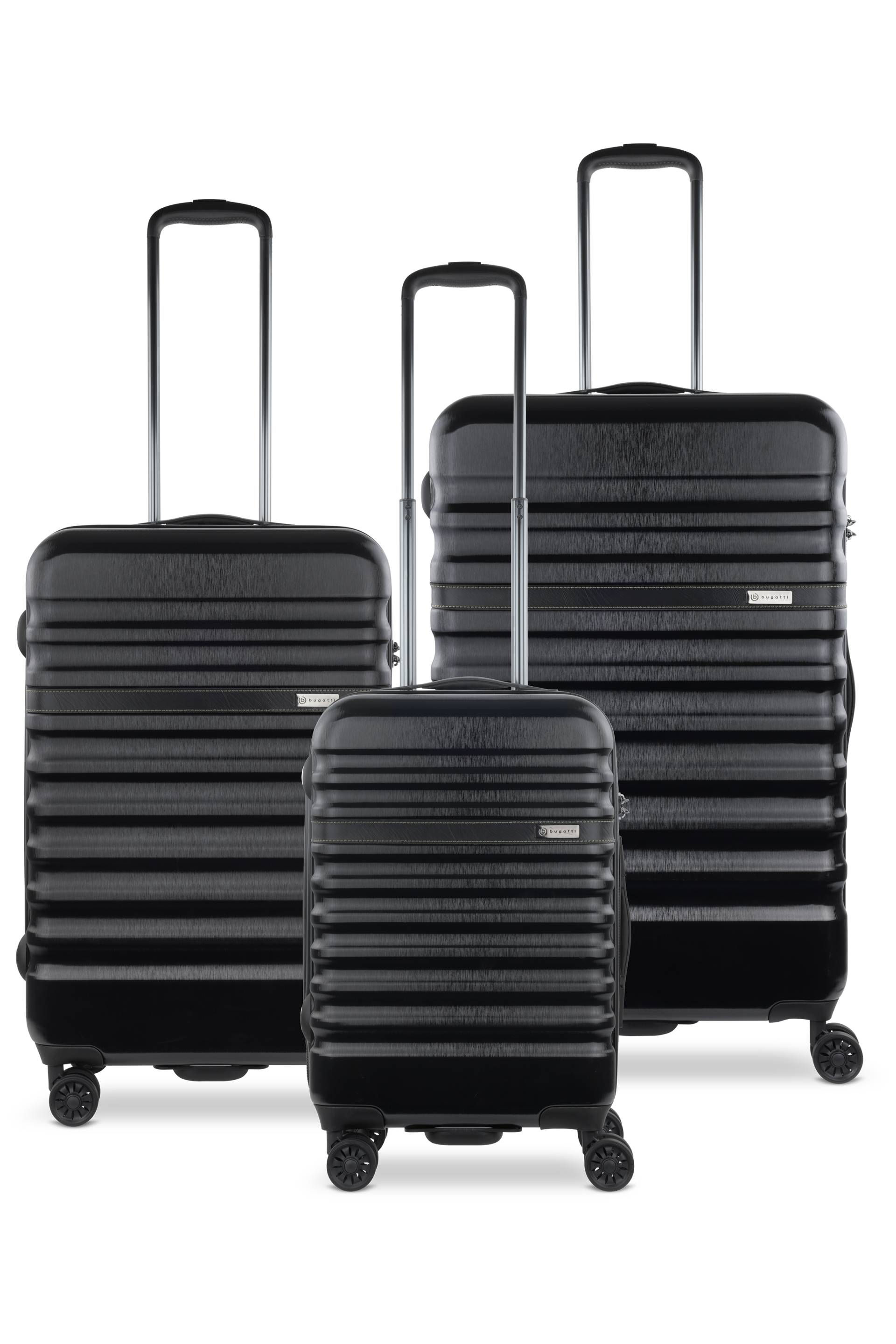 Corium, Hartschalenkoffer 3er Set, schwarz Corium, Hartschalenkoffer 3er Set, schwarz von Bugatti