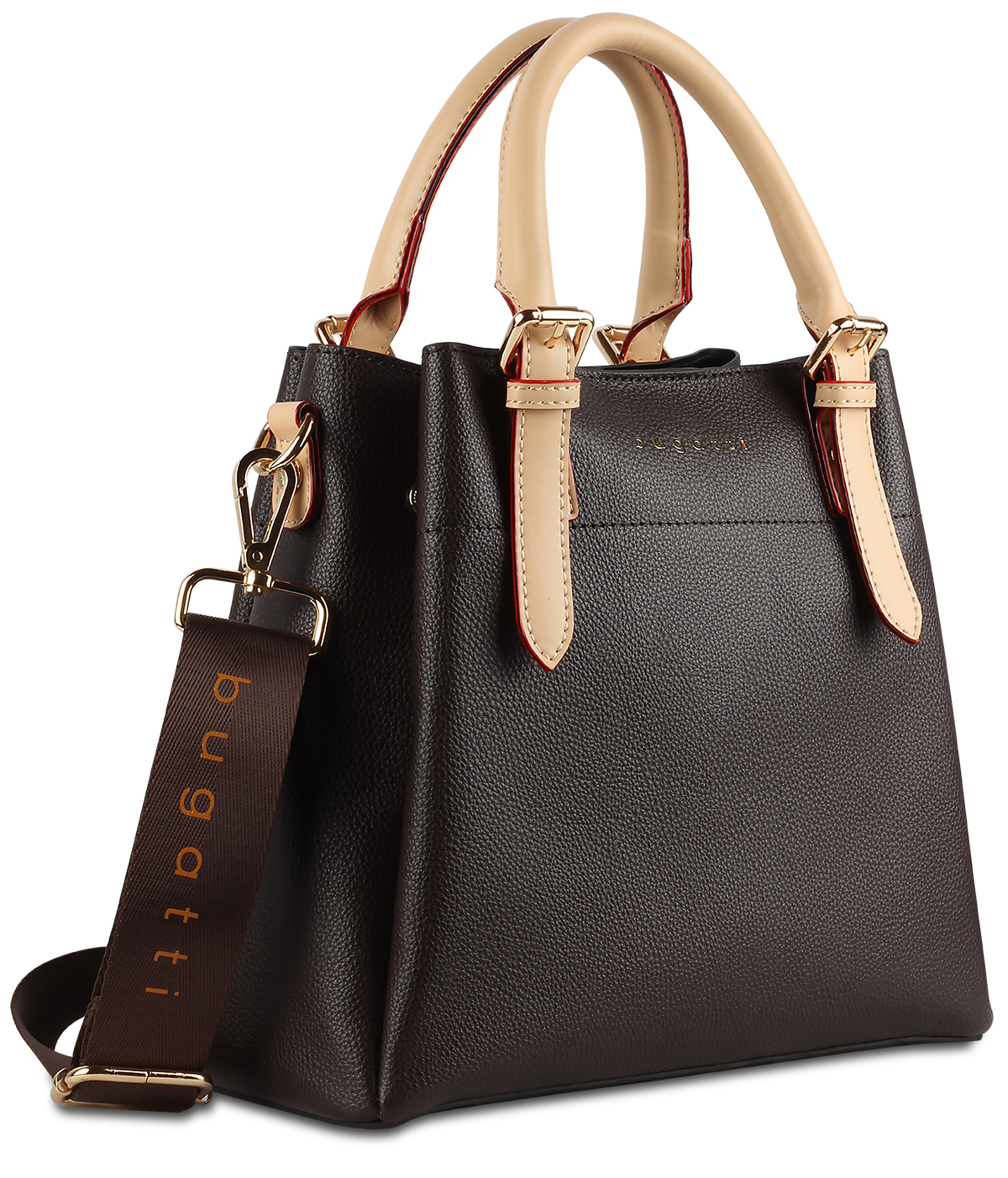 Ella Kurzgrifftasche M, dunkelbraun Ella Kurzgrifftasche M, dunkelbraun von Bugatti