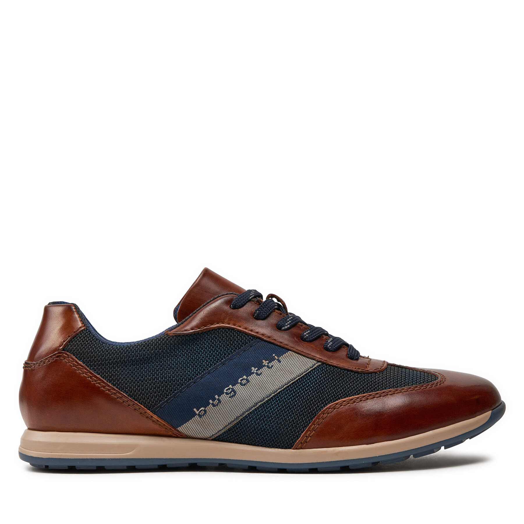 Halbschuhe Bugatti 311-A9Q05-4069-6341 Cognac/Dark Blue von Bugatti