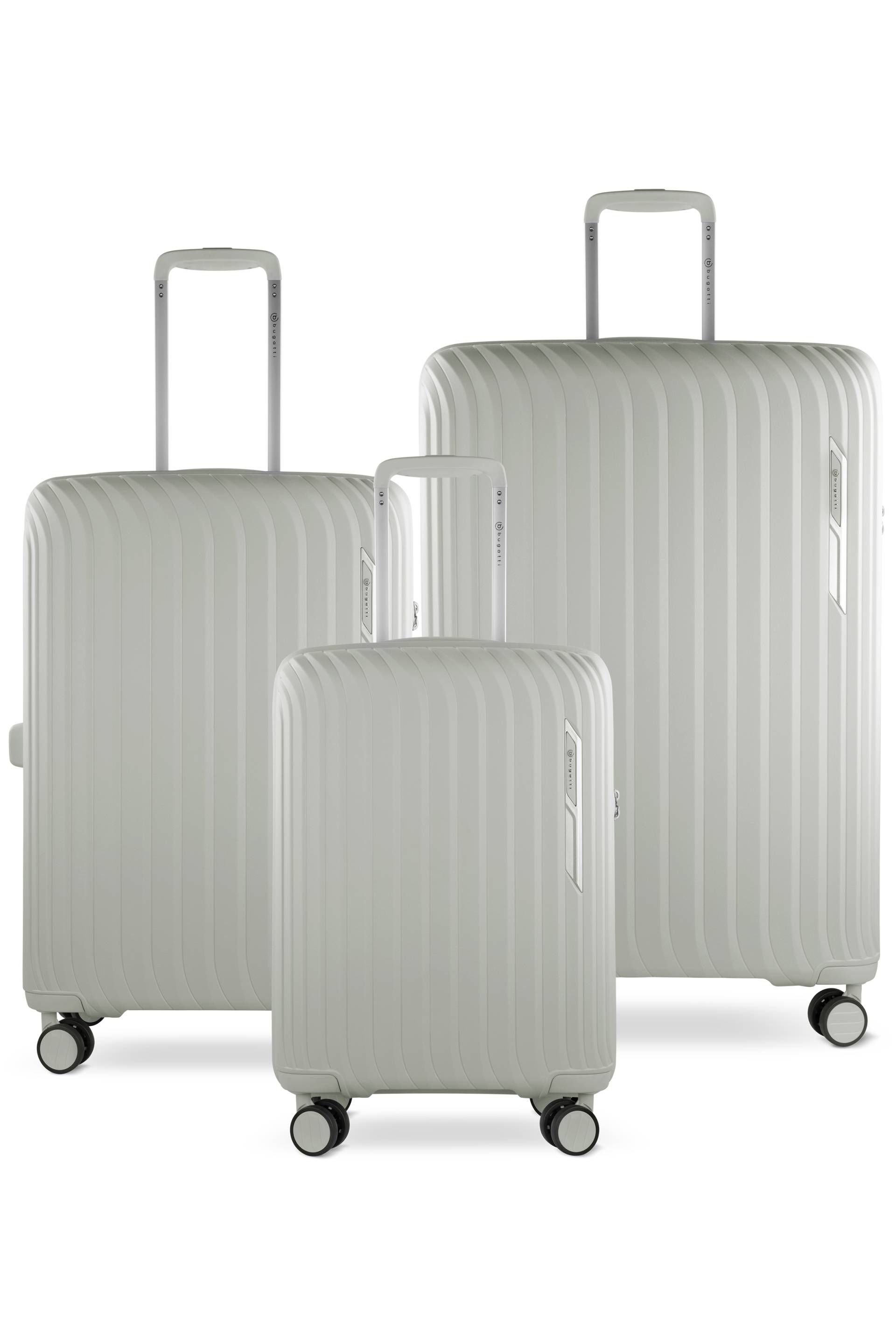 Hera Hartschalenkoffer 3-er Set, creme Hera Hartschalenkoffer 3-er Set, creme von Bugatti