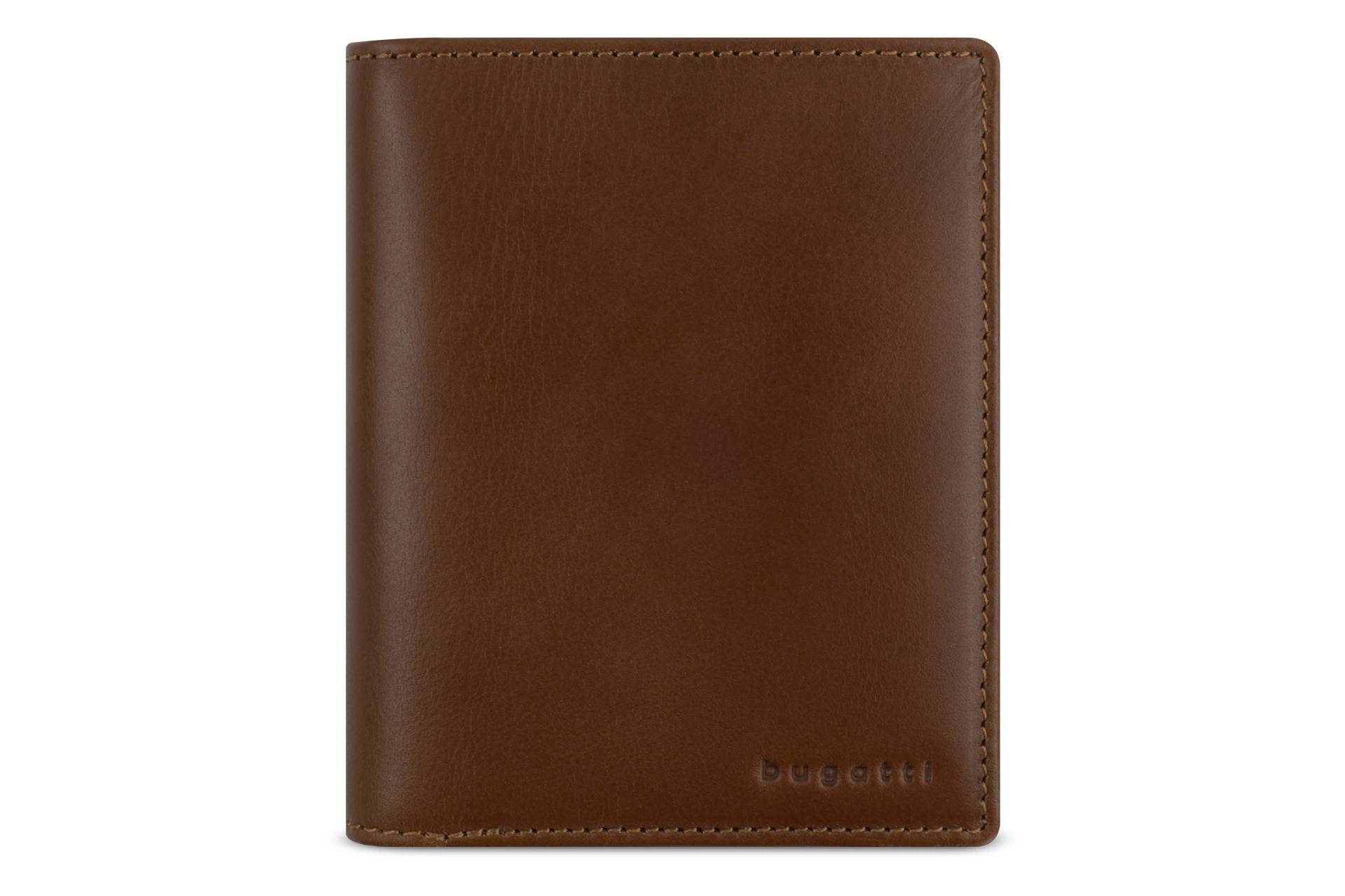 Remo, Hochformatbörse mit Klappe, cognac Remo, Hochformatbörse mit Klappe, cognac von Bugatti