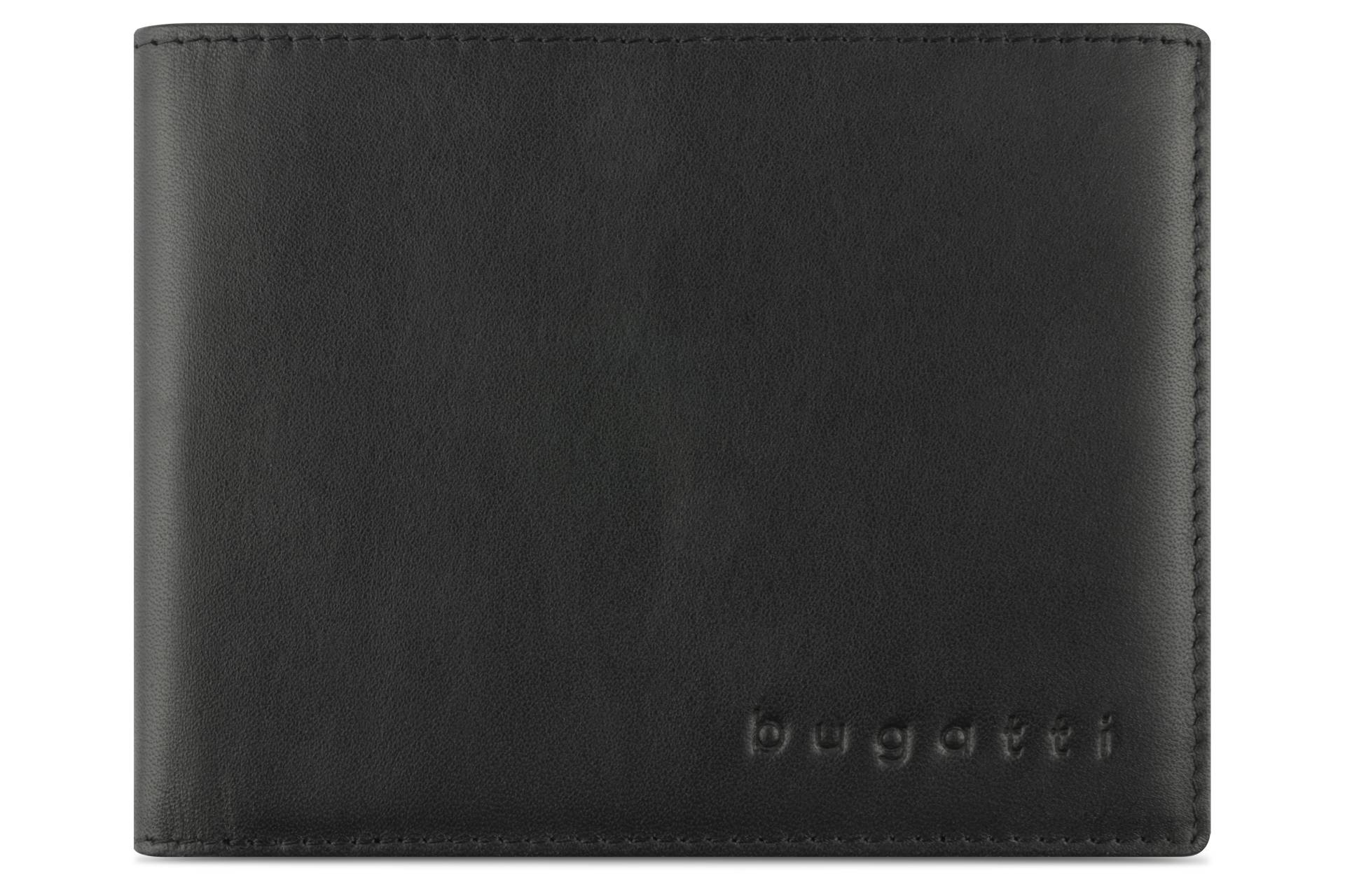 Super Slim RFID, Super Slim Scheintasche Querformat, schwarz Super Slim RFID, Super Slim Scheintasche Querformat, schwarz von Bugatti