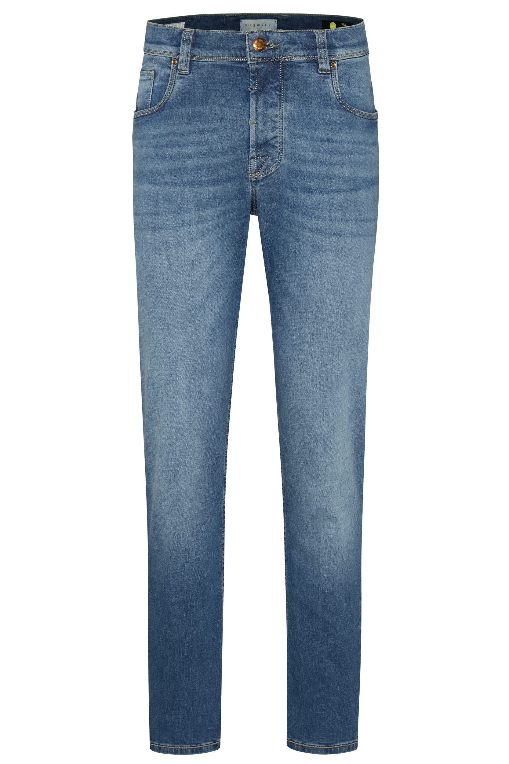 bugatti 5-Pocket-Jeans, im Used-Look von Bugatti