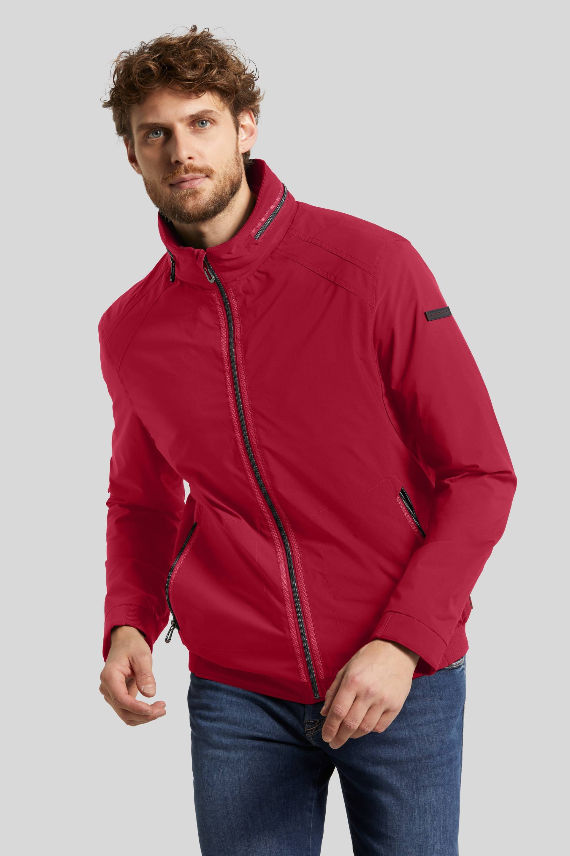 bugatti Blouson, mit Kapuze, mit Strickeinsätzen am Ärmelsaum bugatti Blouson, mit Kapuze, mit Strickeinsätzen am Ärmelsaum von Bugatti