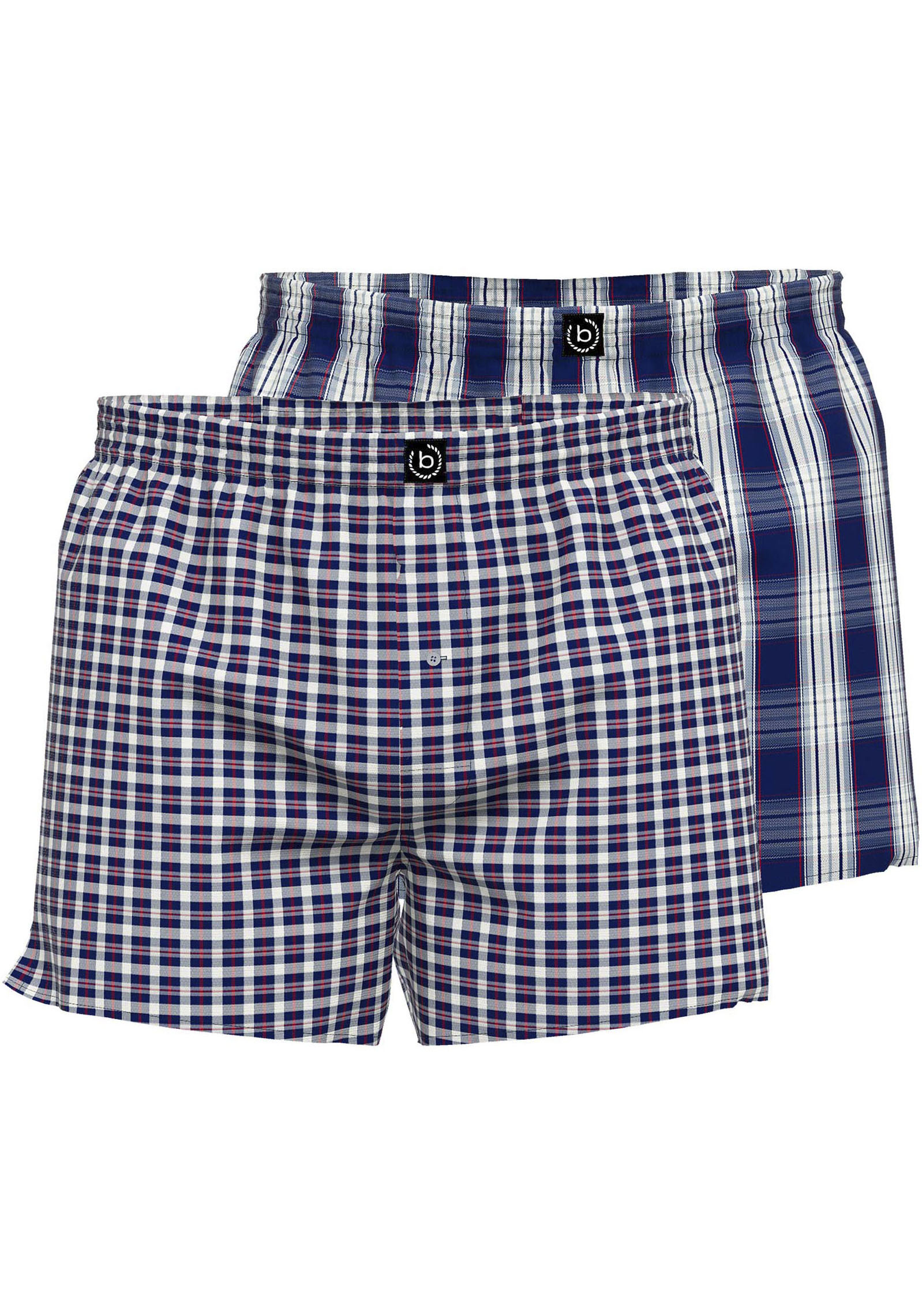 bugatti Boxershorts »Helsinki«, (2 St.), mit lässigem Fit von Bugatti