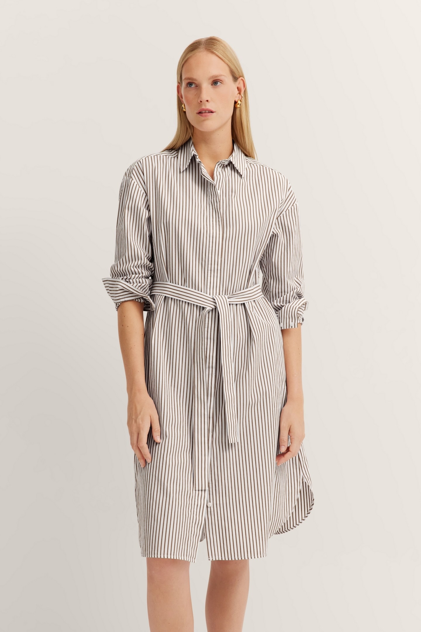 bugatti Hemdblusenkleid, mit Bindegürtel bugatti Hemdblusenkleid, mit Bindegürtel von Bugatti