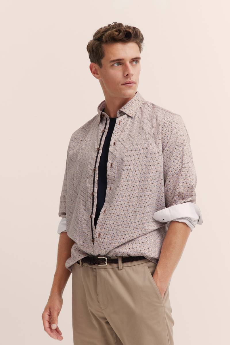 bugatti Langarmhemd, mit Under-Button-Down von Bugatti