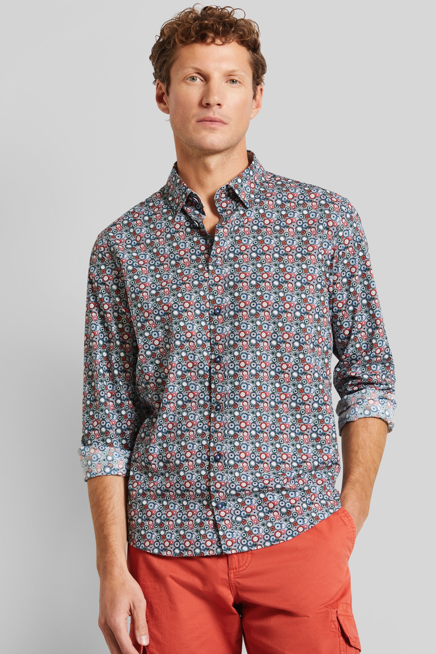 bugatti Langarmhemd, mit Under-Button-Down bugatti Langarmhemd, mit Under-Button-Down von Bugatti
