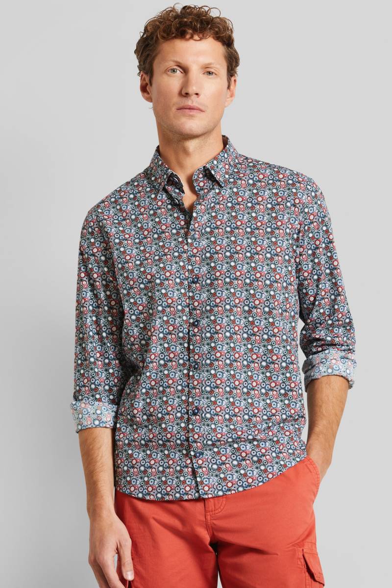 bugatti Langarmhemd, mit Under-Button-Down von Bugatti