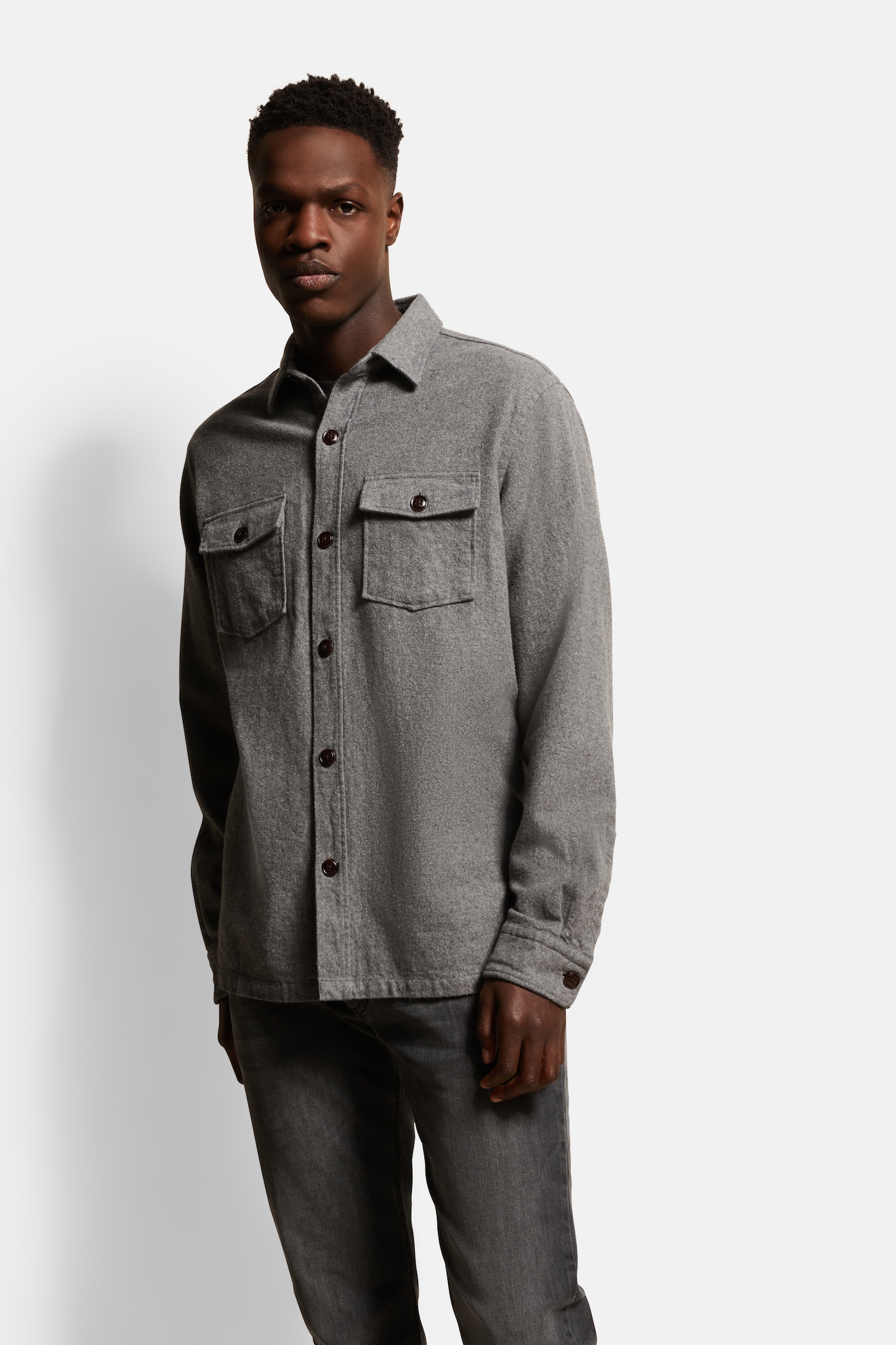 bugatti Langarmhemd »Overshirt« von Bugatti