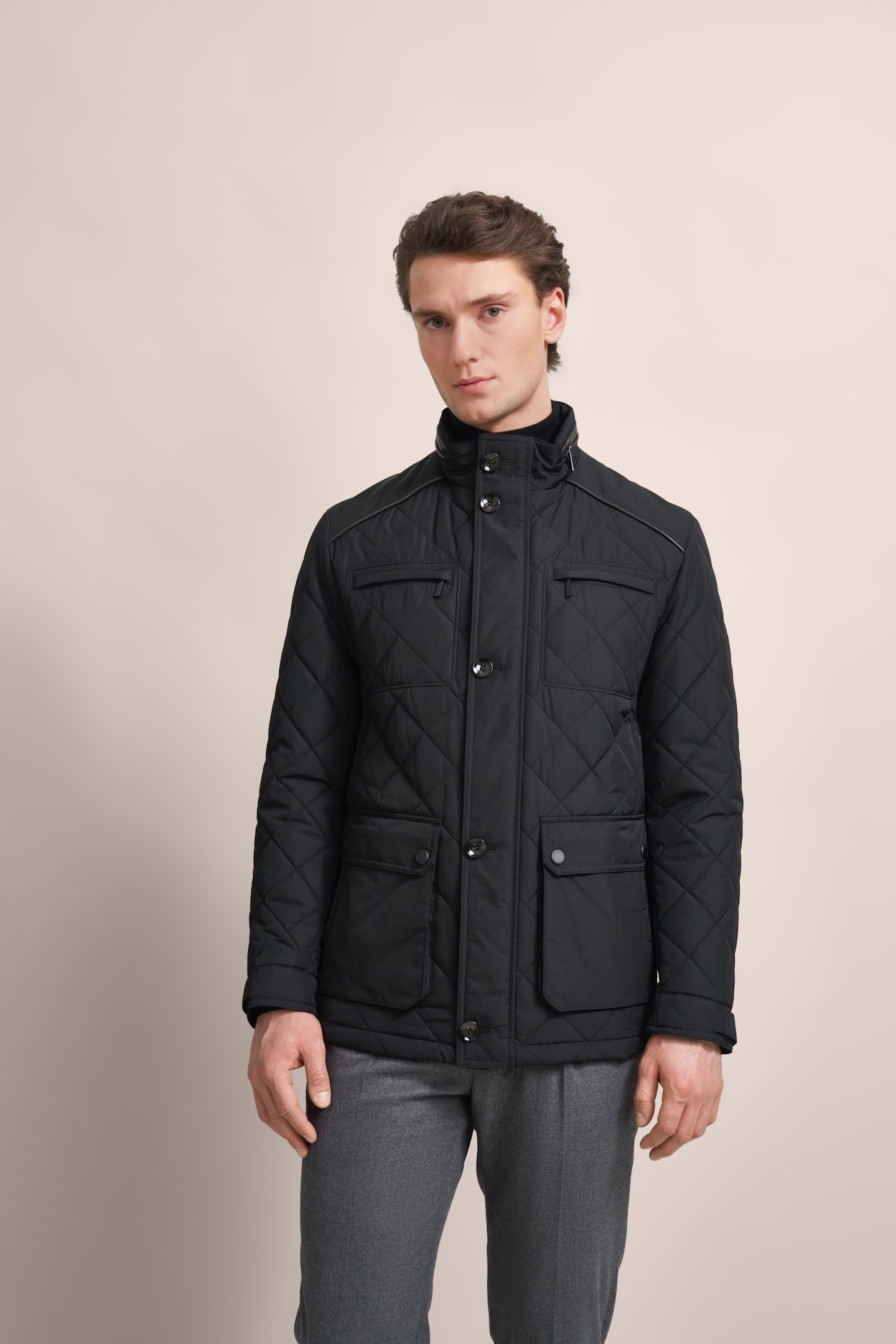 bugatti Langjacke, ohne Kapuze, im Rautenstepp bugatti Langjacke, ohne Kapuze, im Rautenstepp von Bugatti