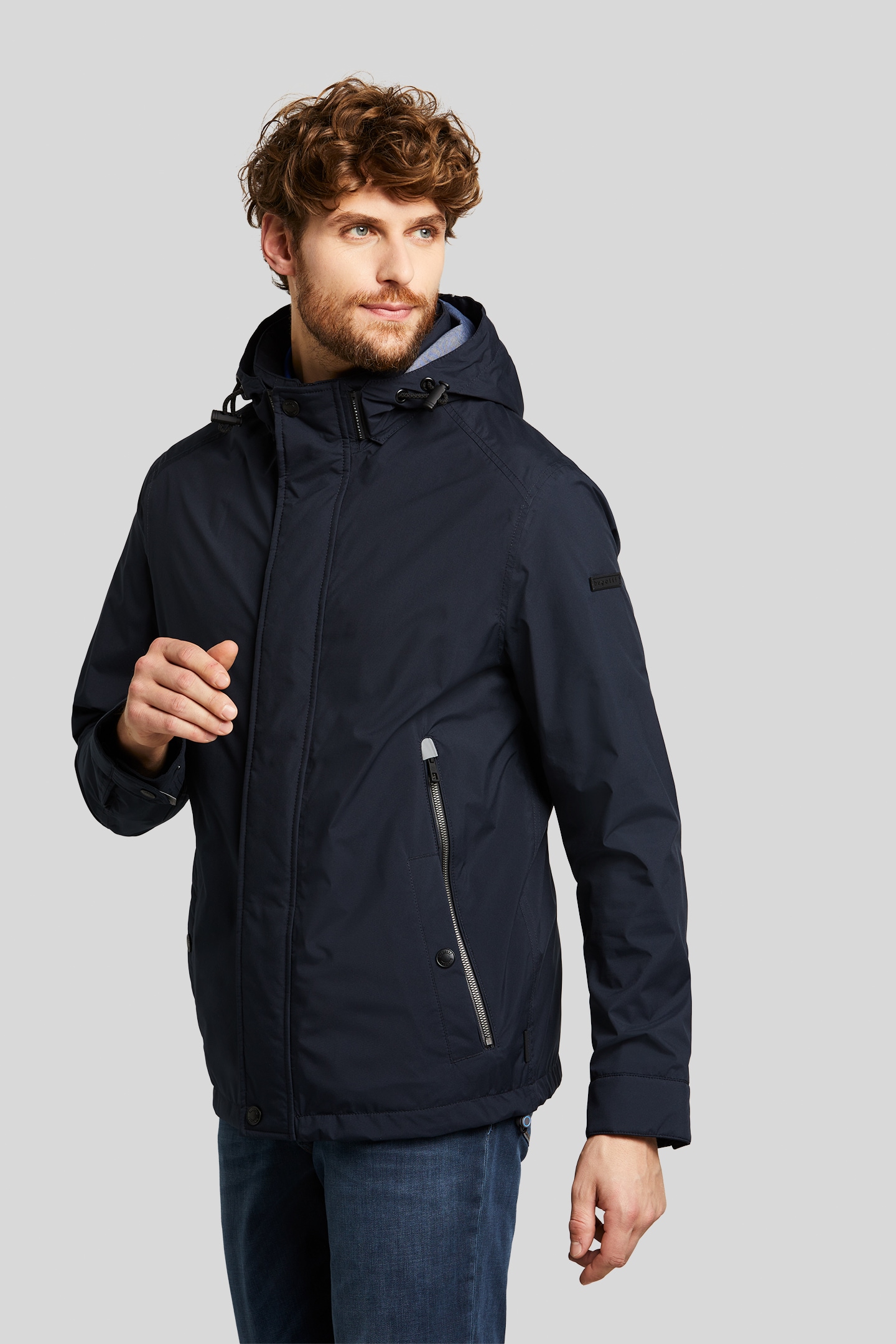 bugatti Regenjacke, mit Kapuze von Bugatti