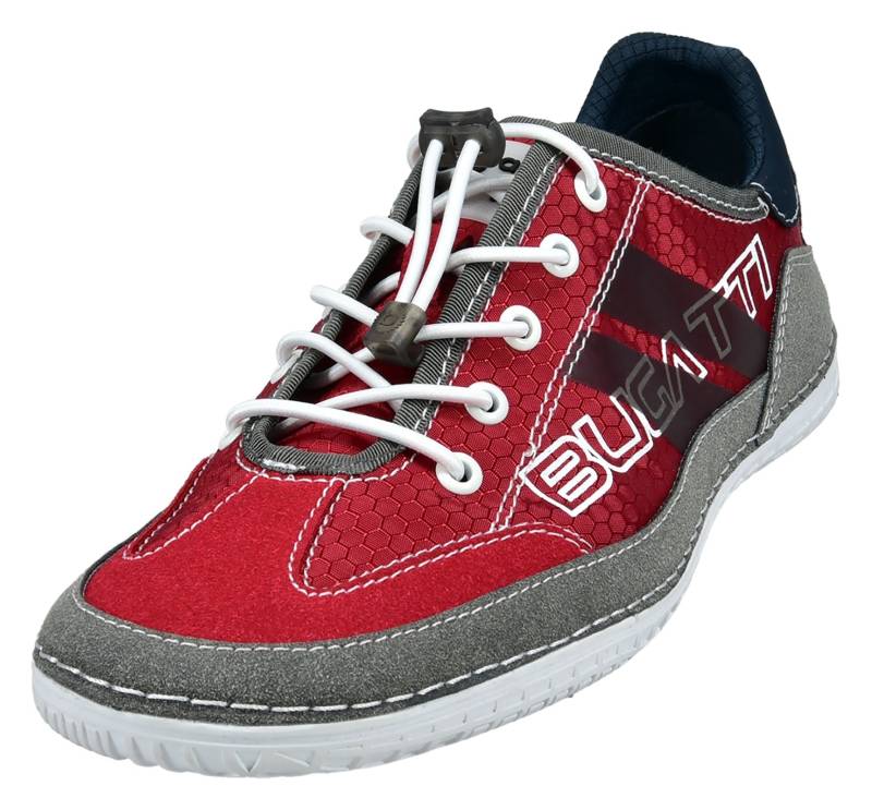 bugatti Slip-On Sneaker, Freizeitschuh, Halbschuh, Slipper mit Kontrastnähten- und besätzen von Bugatti