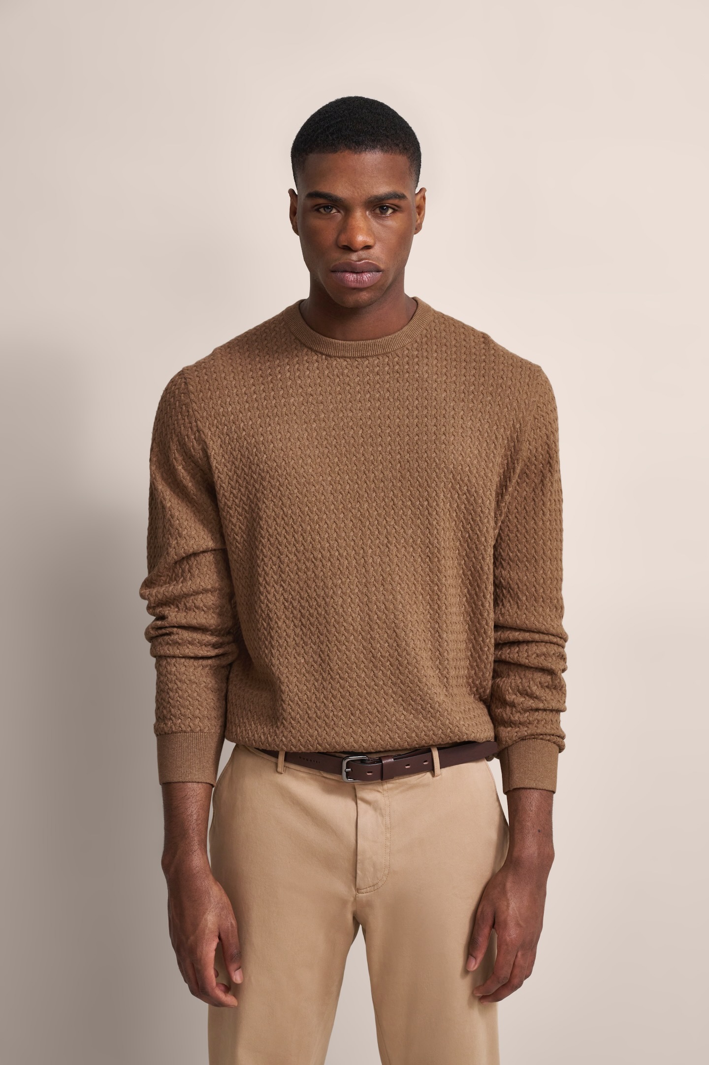 bugatti Strickpullover, mit Geflechtstruktur bugatti Strickpullover, mit Geflechtstruktur von Bugatti