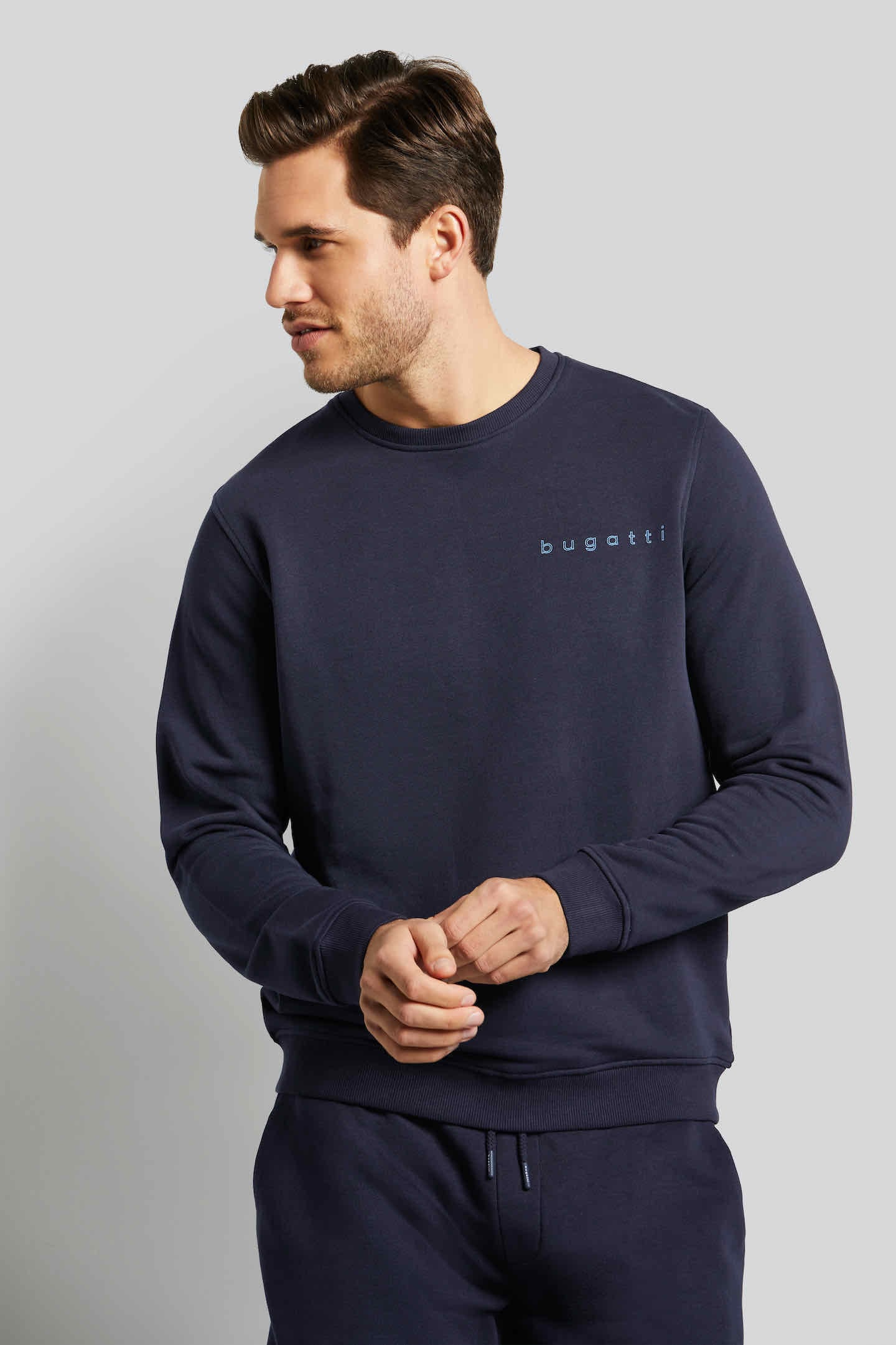 bugatti Sweatshirt, mit Rundhals von Bugatti