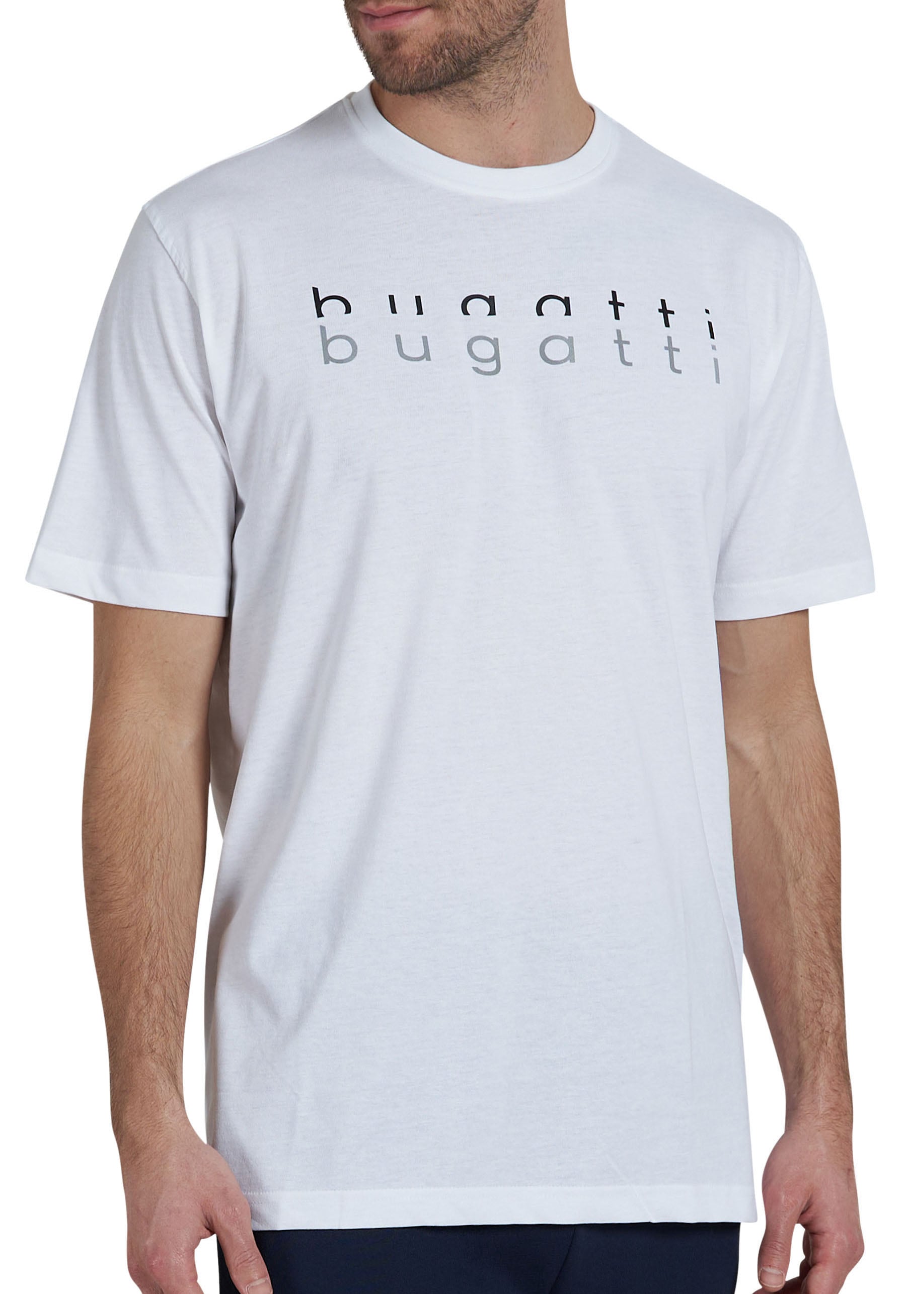bugatti T-Shirt, (1 tlg.) von Bugatti