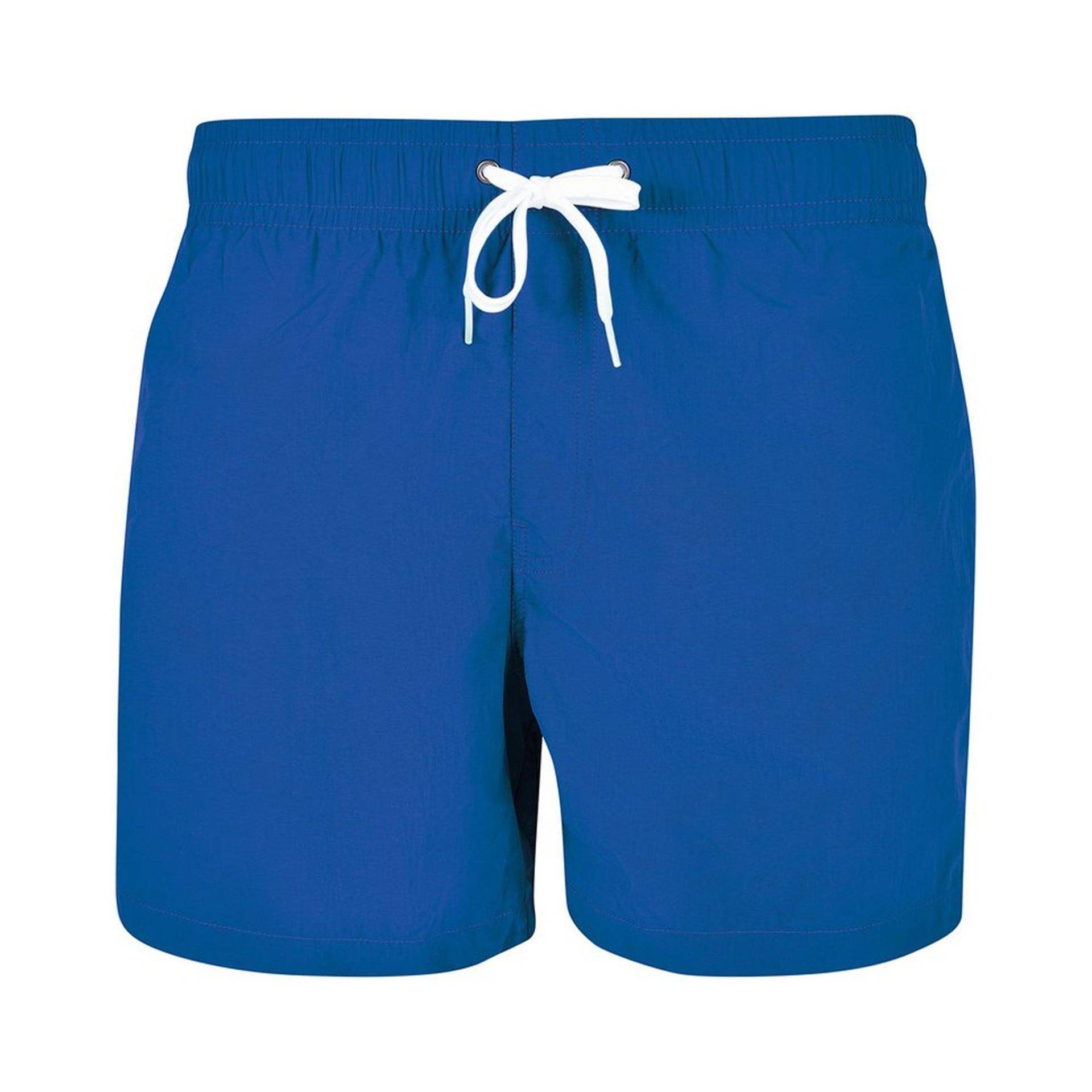 Badeshorts Herren Blau M von Build Your Own