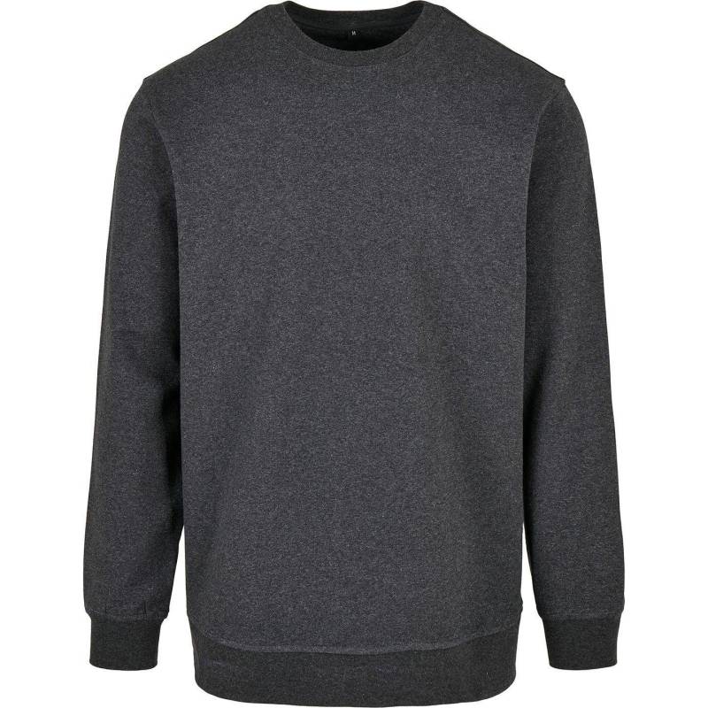 Basic Crew Neck Sweatshirt Herren Charcoal Black S von Build Your Own