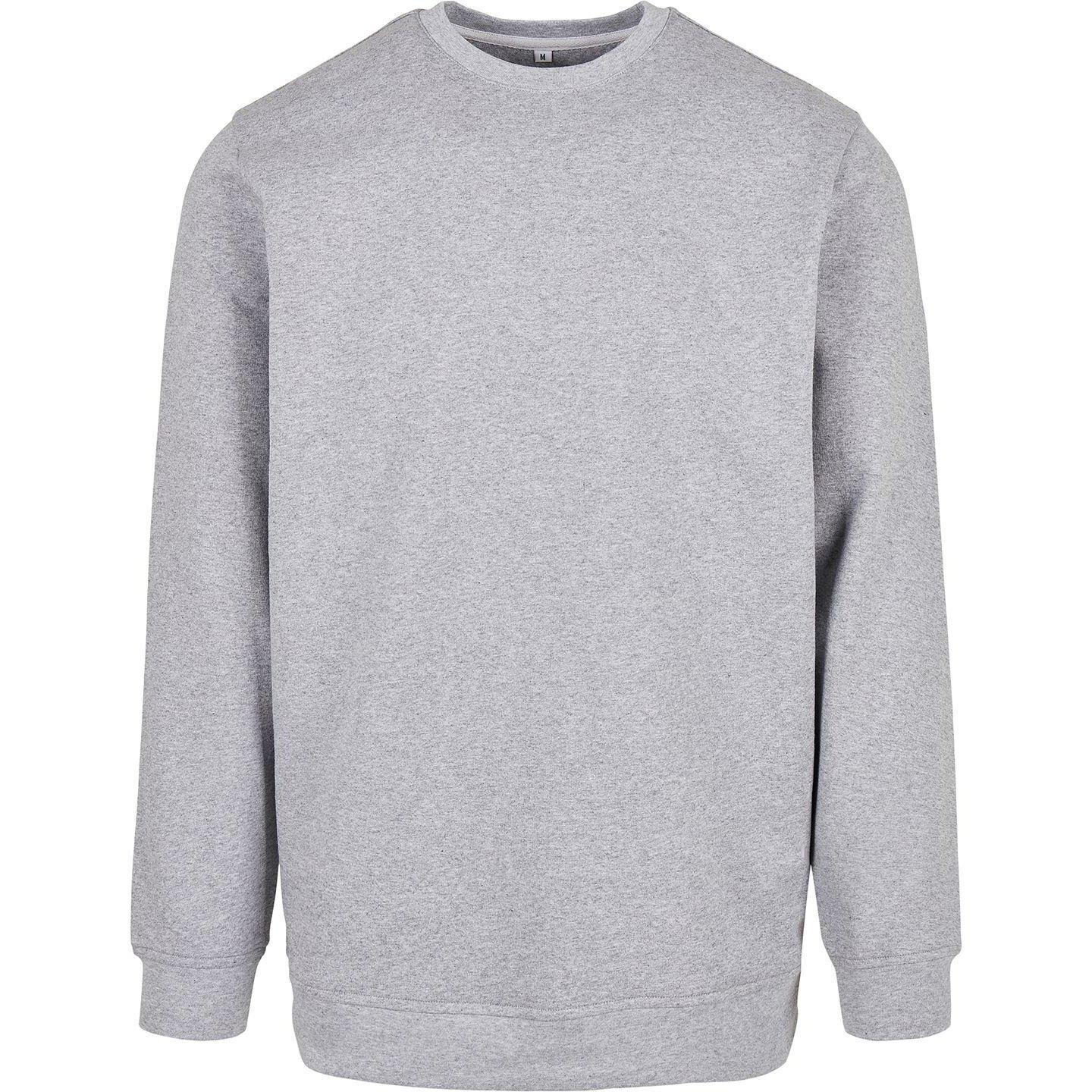 Basic Crew Neck Sweatshirt Herren Grau 3XL von Build Your Own