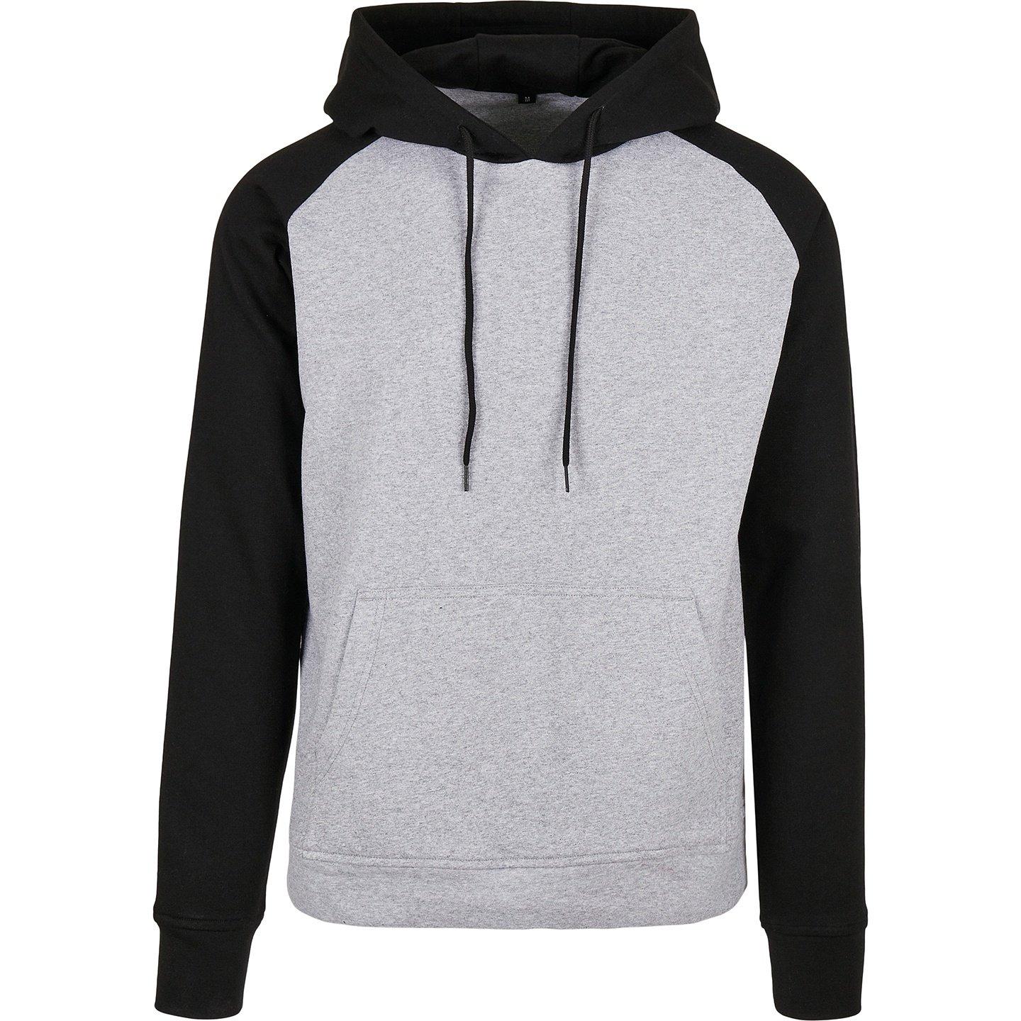 Basic Kapuzenpullover Herren Grau 3XL von Build Your Own