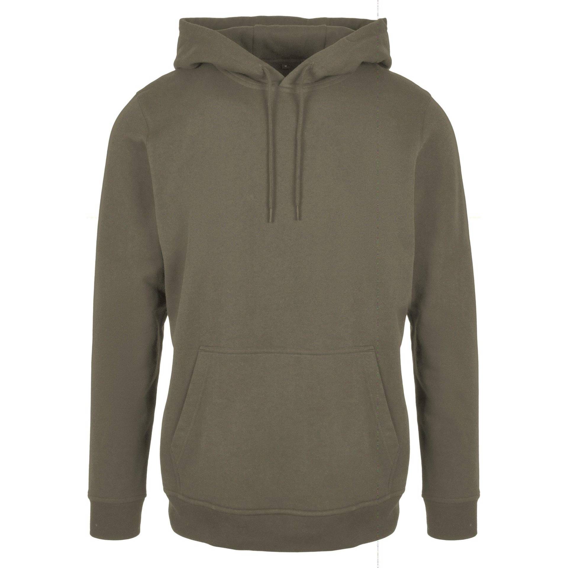 Basic Kapuzenpullover Herren Olivegrün 3XL von Build Your Own