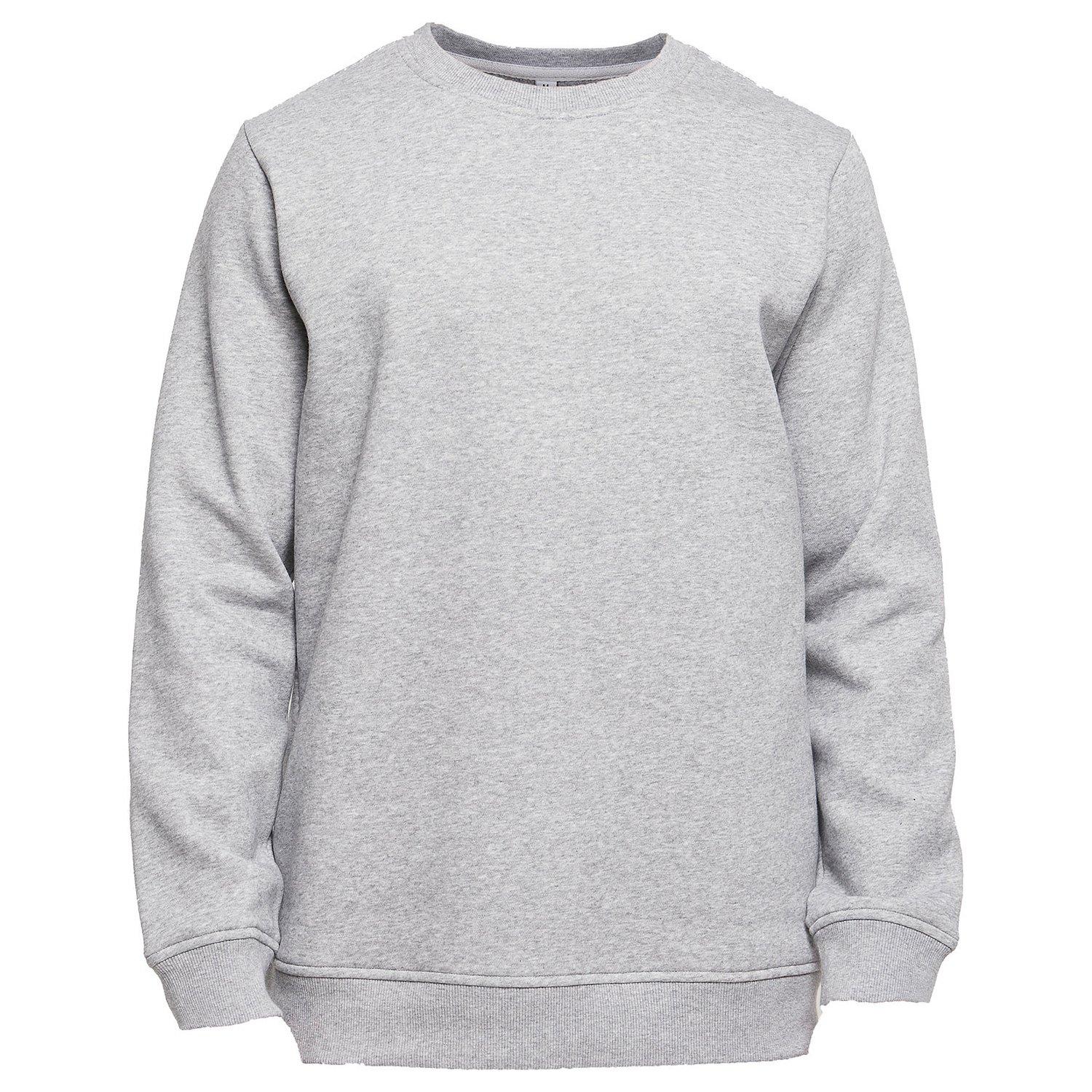 Basic Sweatshirt Herren Grau 4XL von Build Your Own