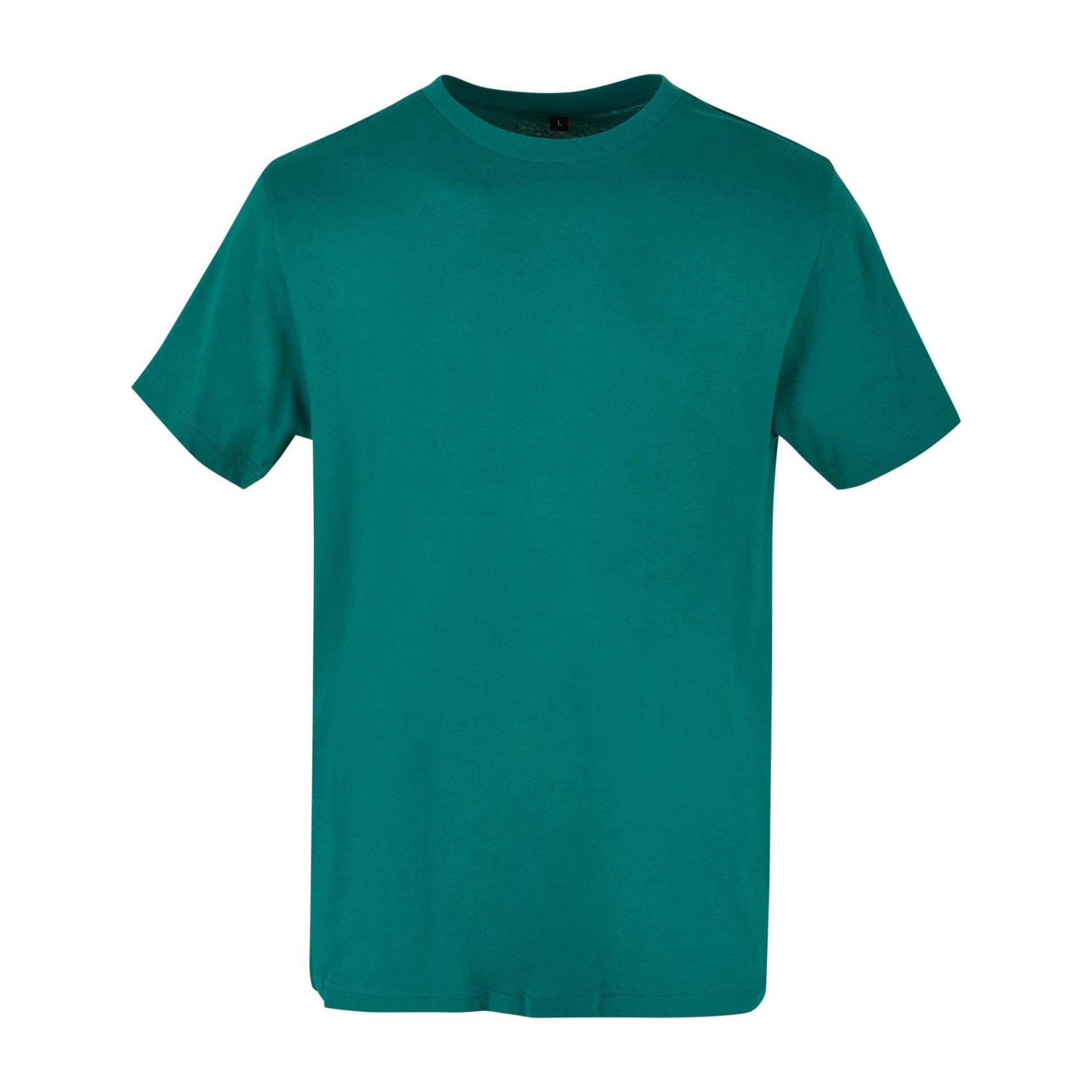 Basic Tshirt Rundhalsausschnitt Herren Grün XS von Build Your Own