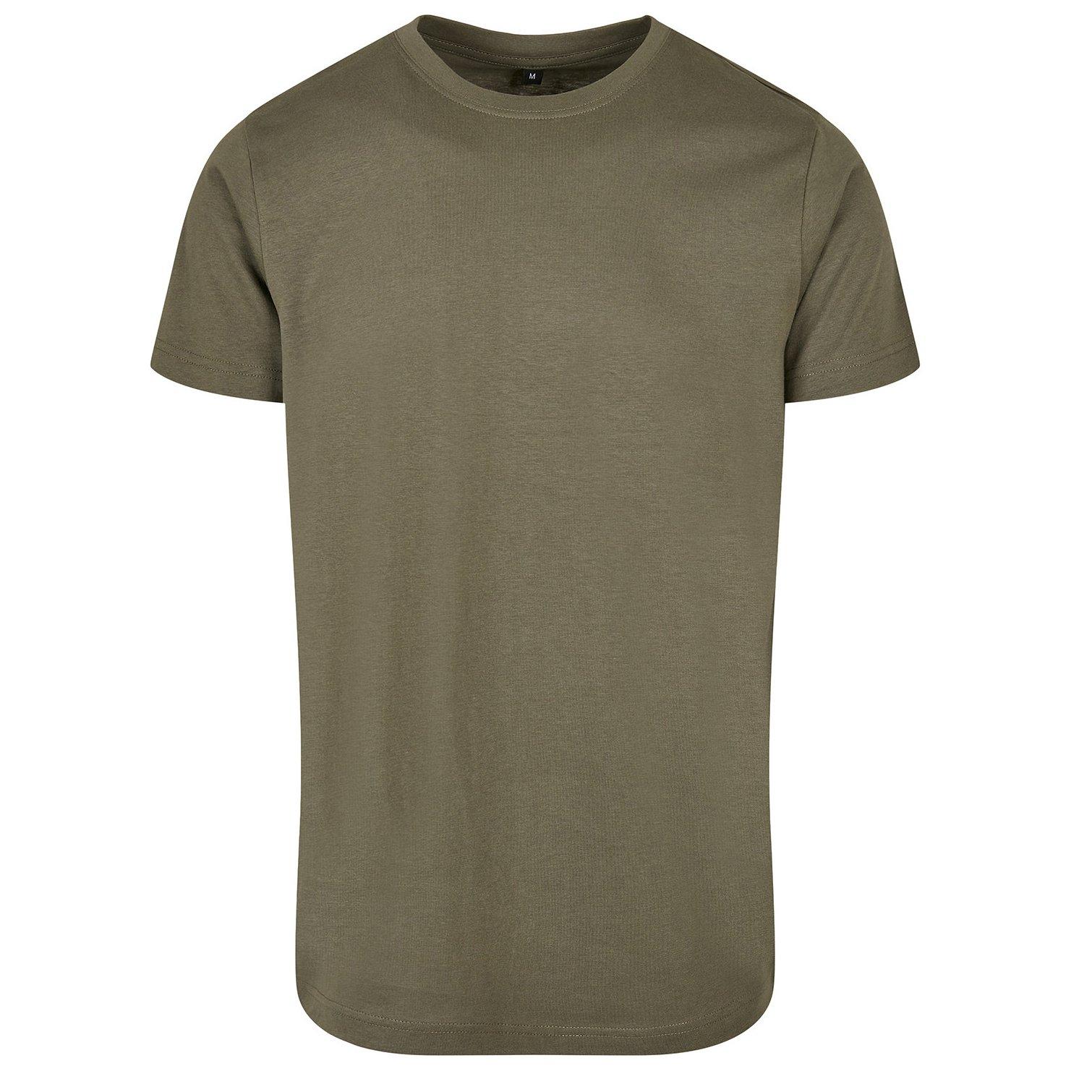 Basic Tshirt Rundhalsausschnitt Herren Olivegrün 3XL von Build Your Own