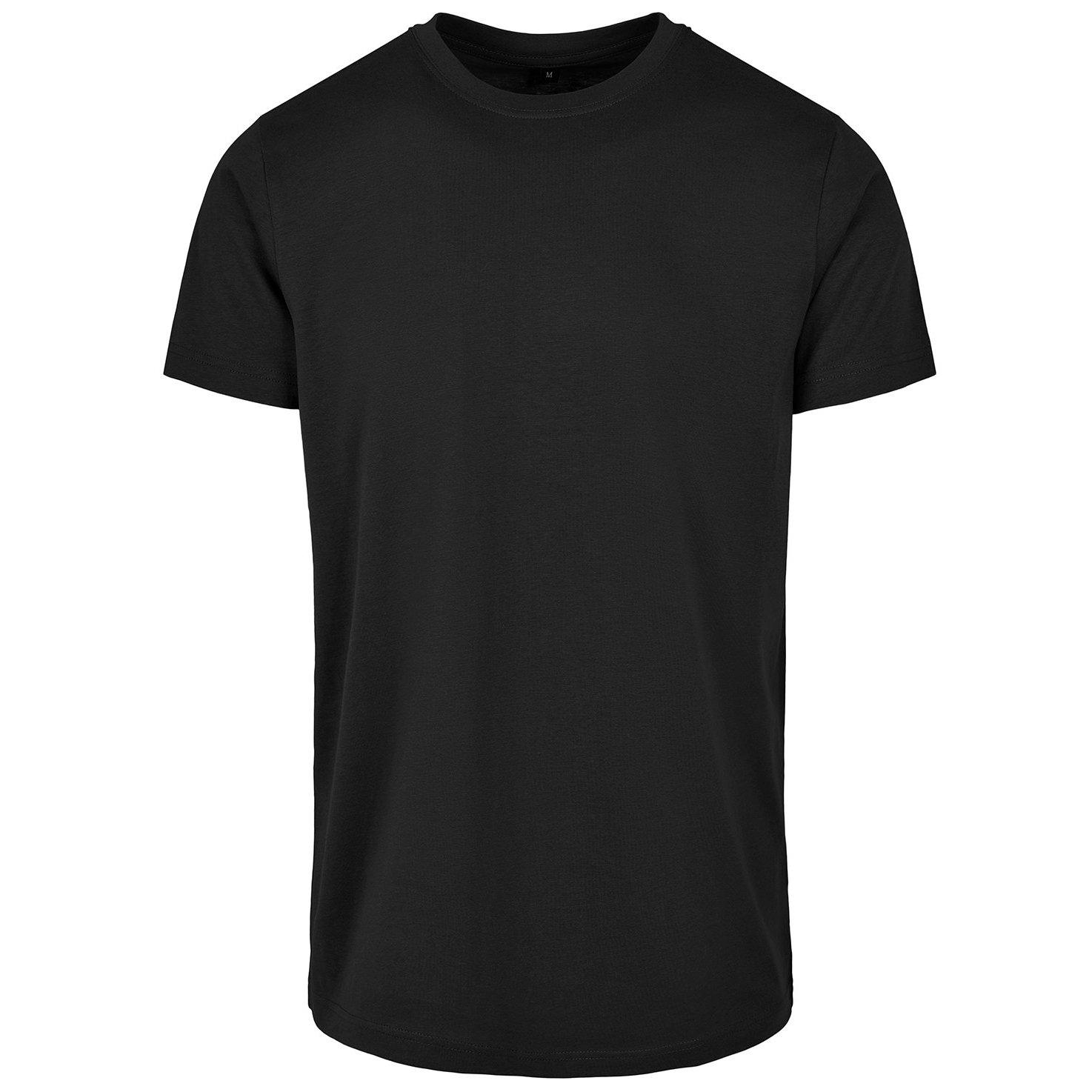 Basic Tshirt Rundhalsausschnitt Herren Schwarz XXL von Build Your Own