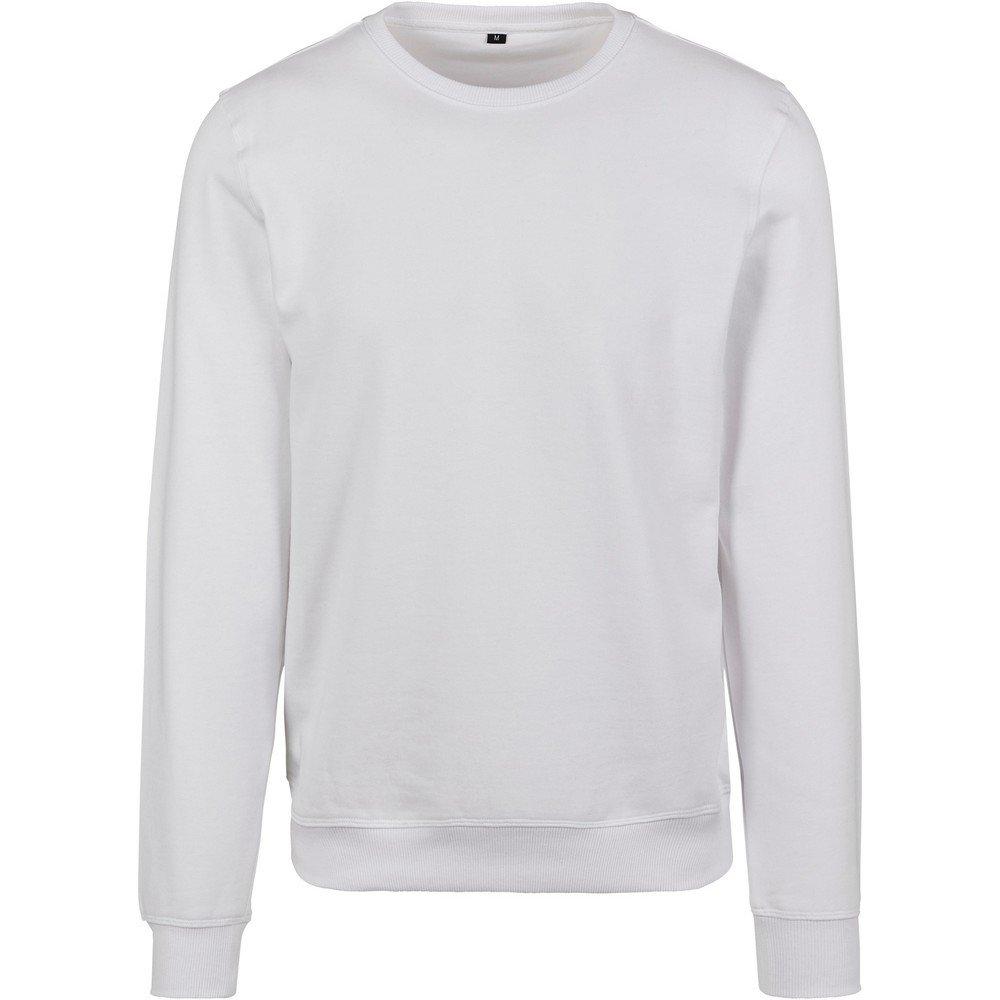 Classic Sweatshirt Herren Weiss L von Build Your Own