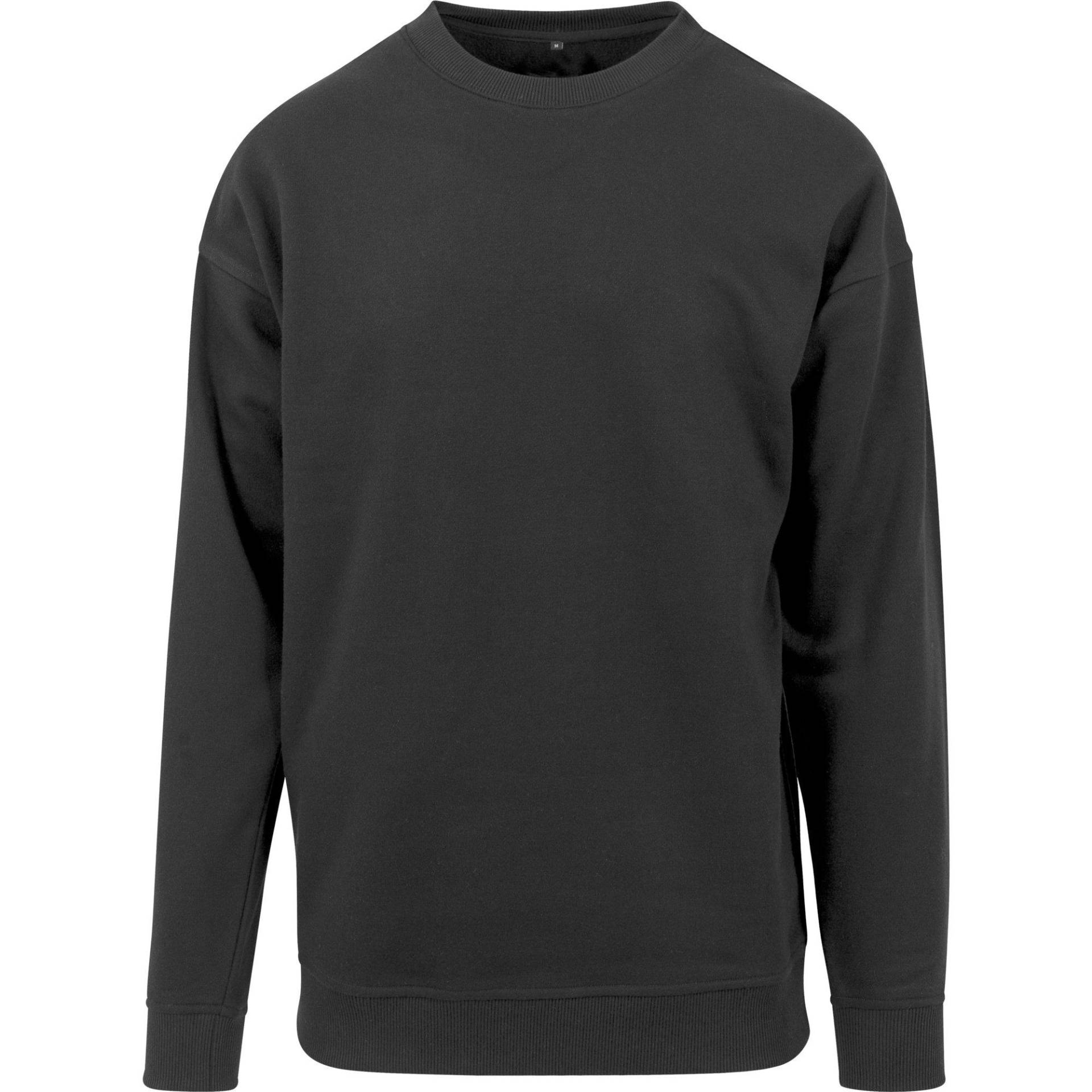 Crew Neck Pullover Herren Schwarz 5XL von Build Your Own