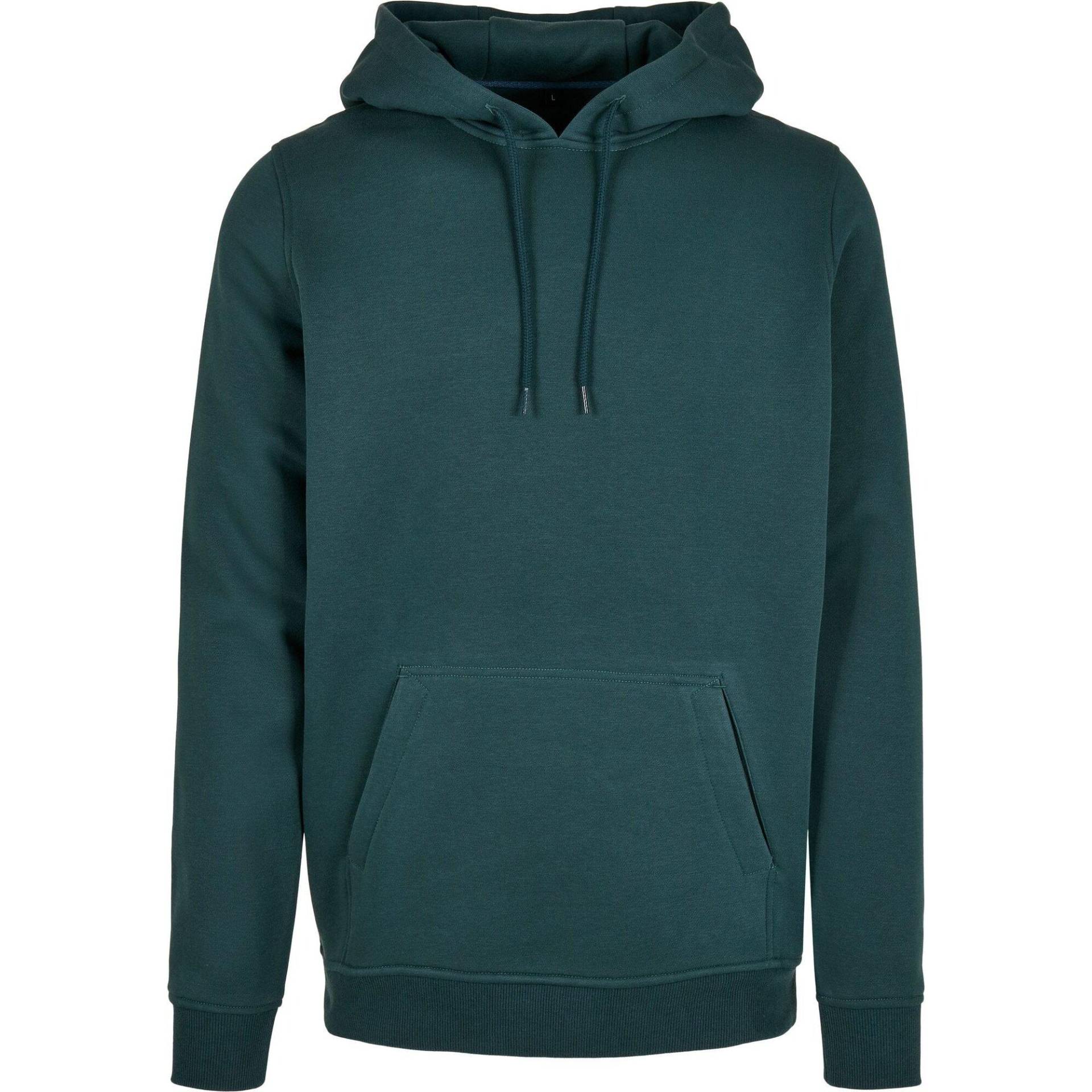 Heavy Kapuzenpullover Herren Grün L von Build Your Own