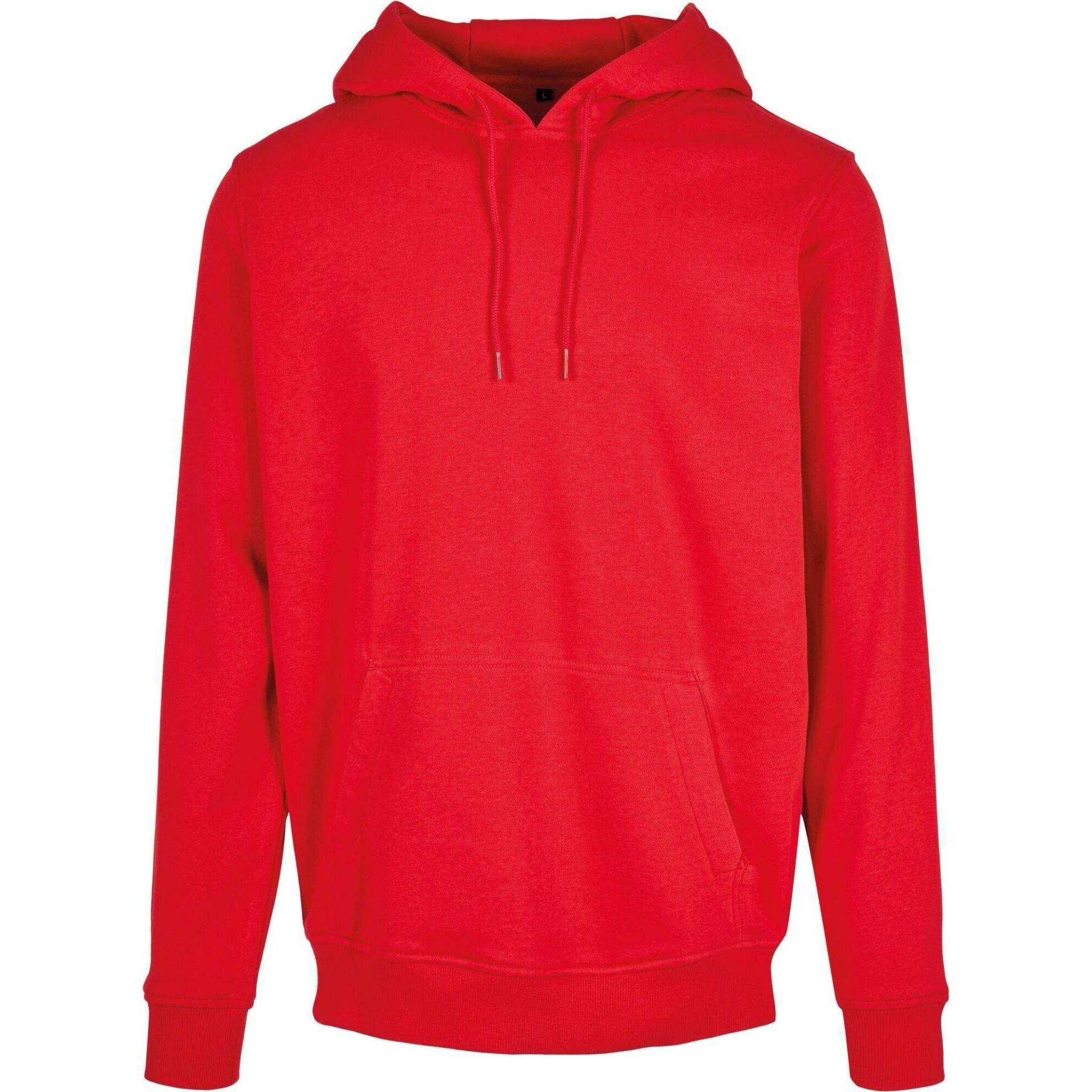 Heavy Kapuzenpullover Herren Rot Bunt 4XL von Build Your Own