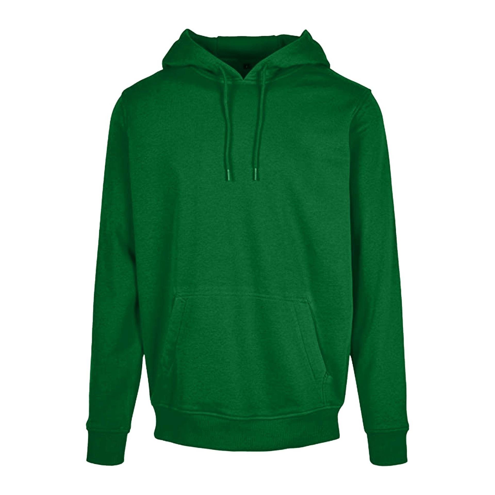 Heavy Kapuzenpullover Herren Waldgrün 3XL von Build Your Own