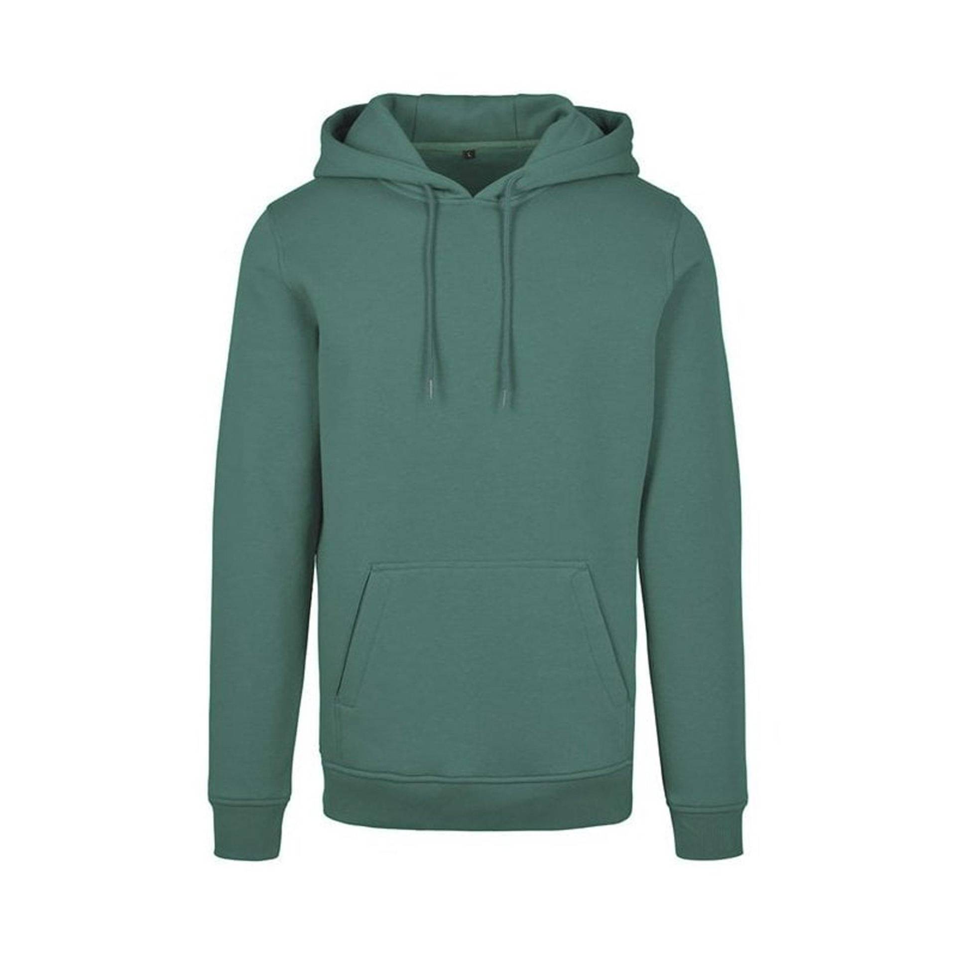 Heavy Kapuzenpullover Herren Waldgrün L von Build Your Own