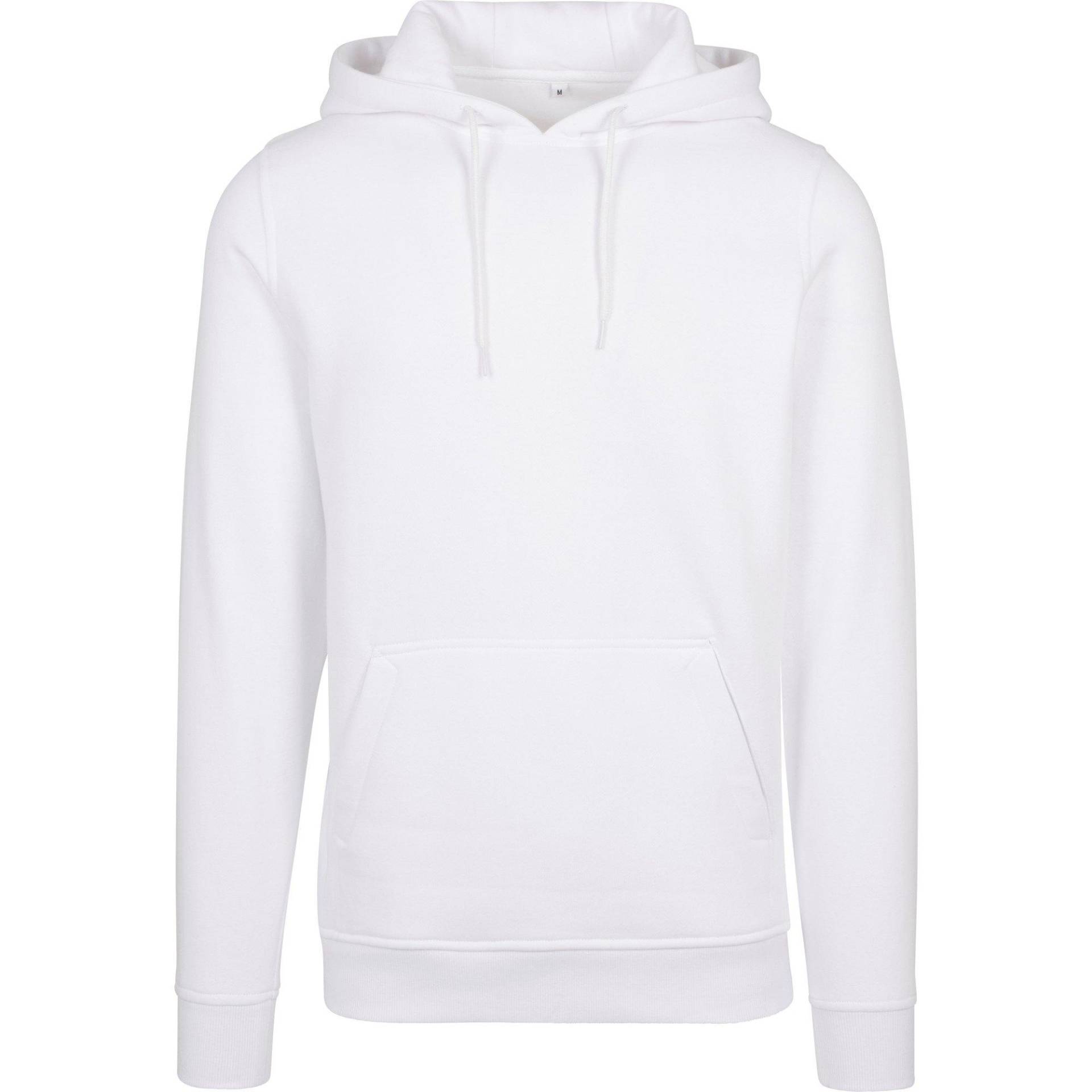 Heavy Kapuzenpullover Herren Weiss XS von Build Your Own