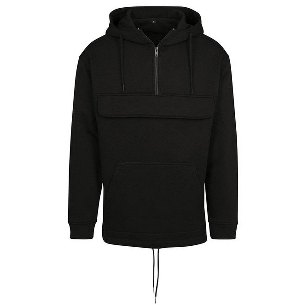 Hoodie Zum Überziehen Damen Schwarz 5XL von Build Your Own