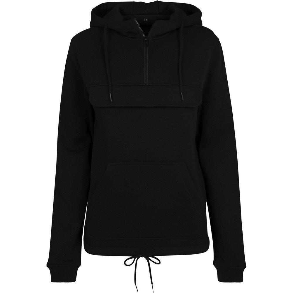 Hoodie Zum Überziehen Damen Schwarz L von Build Your Own