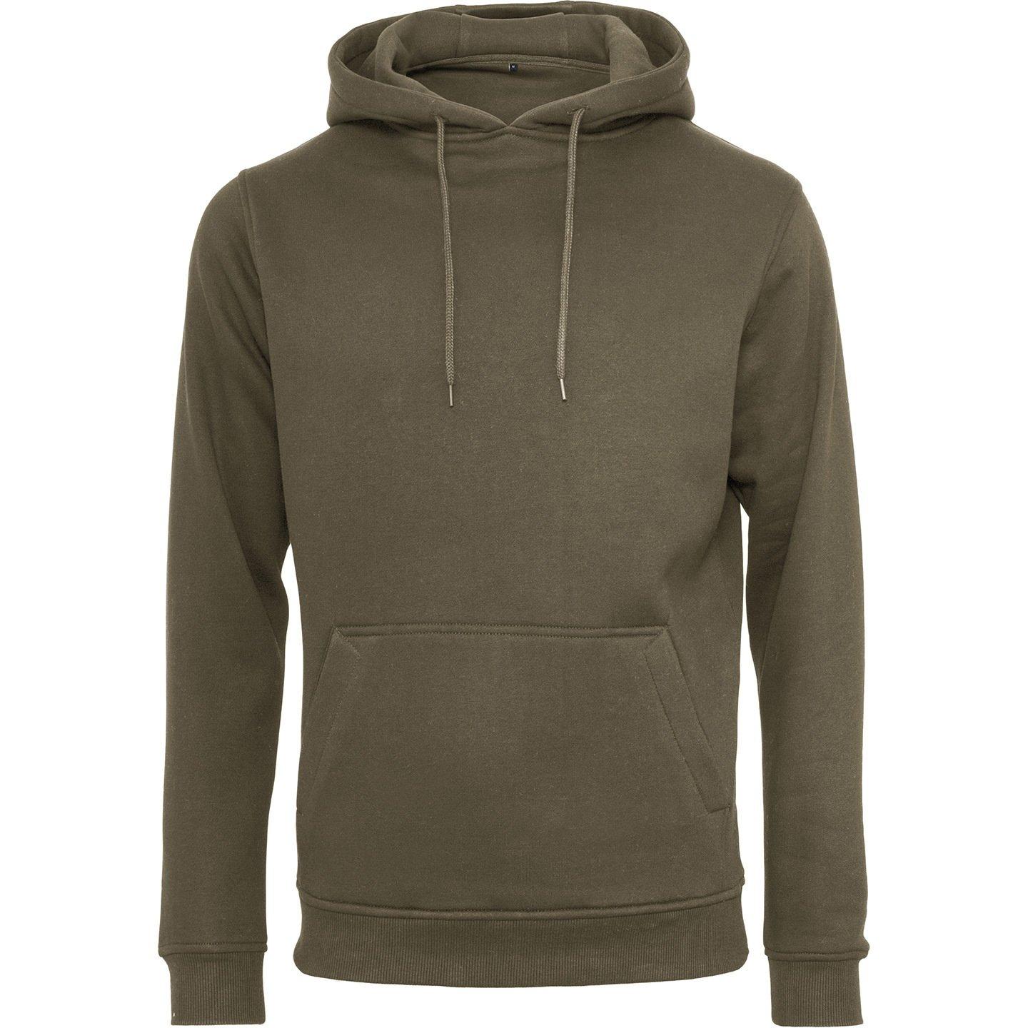 Kapuzenpullover Aus Biologischem Anbau Herren Olivegrün 4XL von Build Your Own