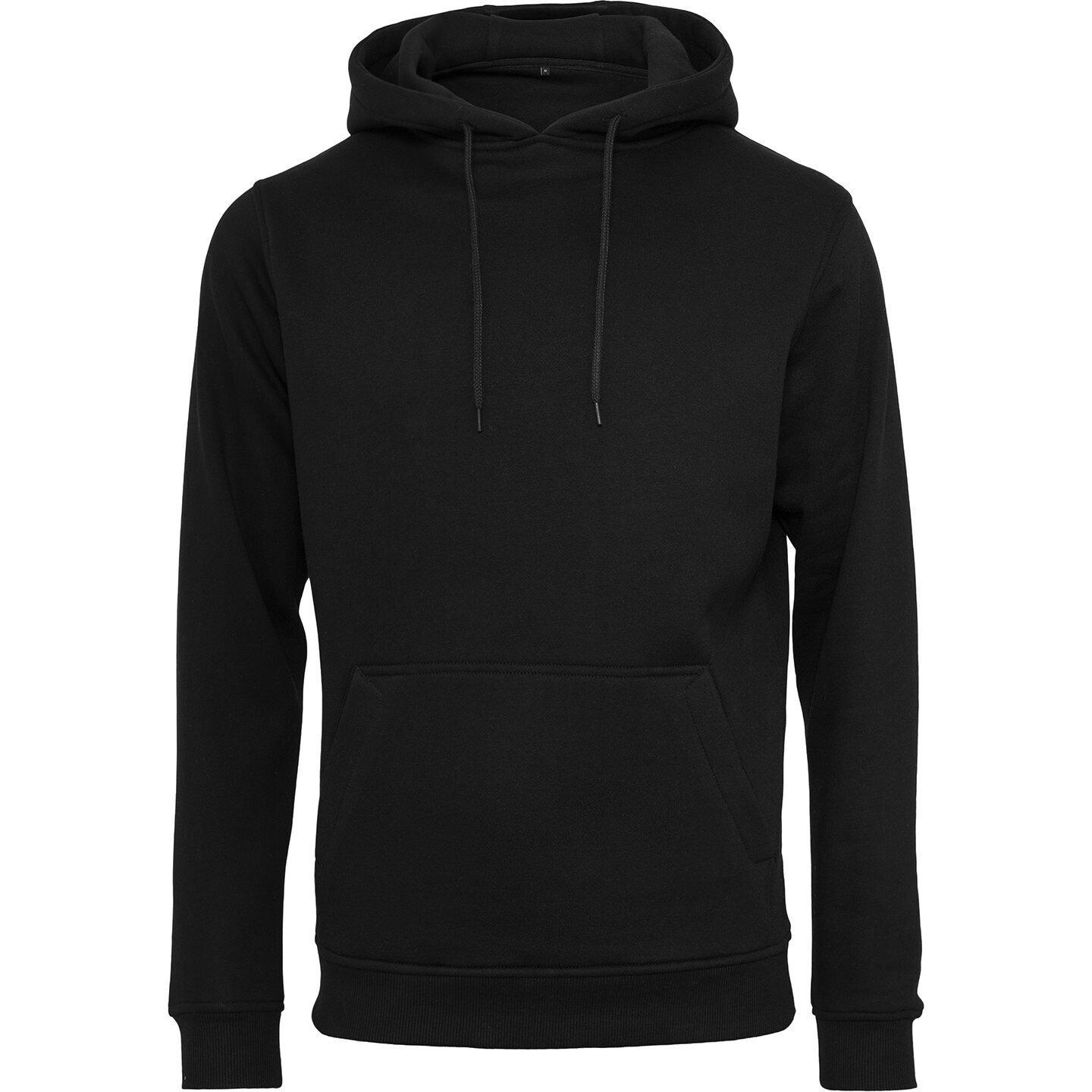 Kapuzenpullover Aus Biologischem Anbau Herren Schwarz 4XL von Build Your Own