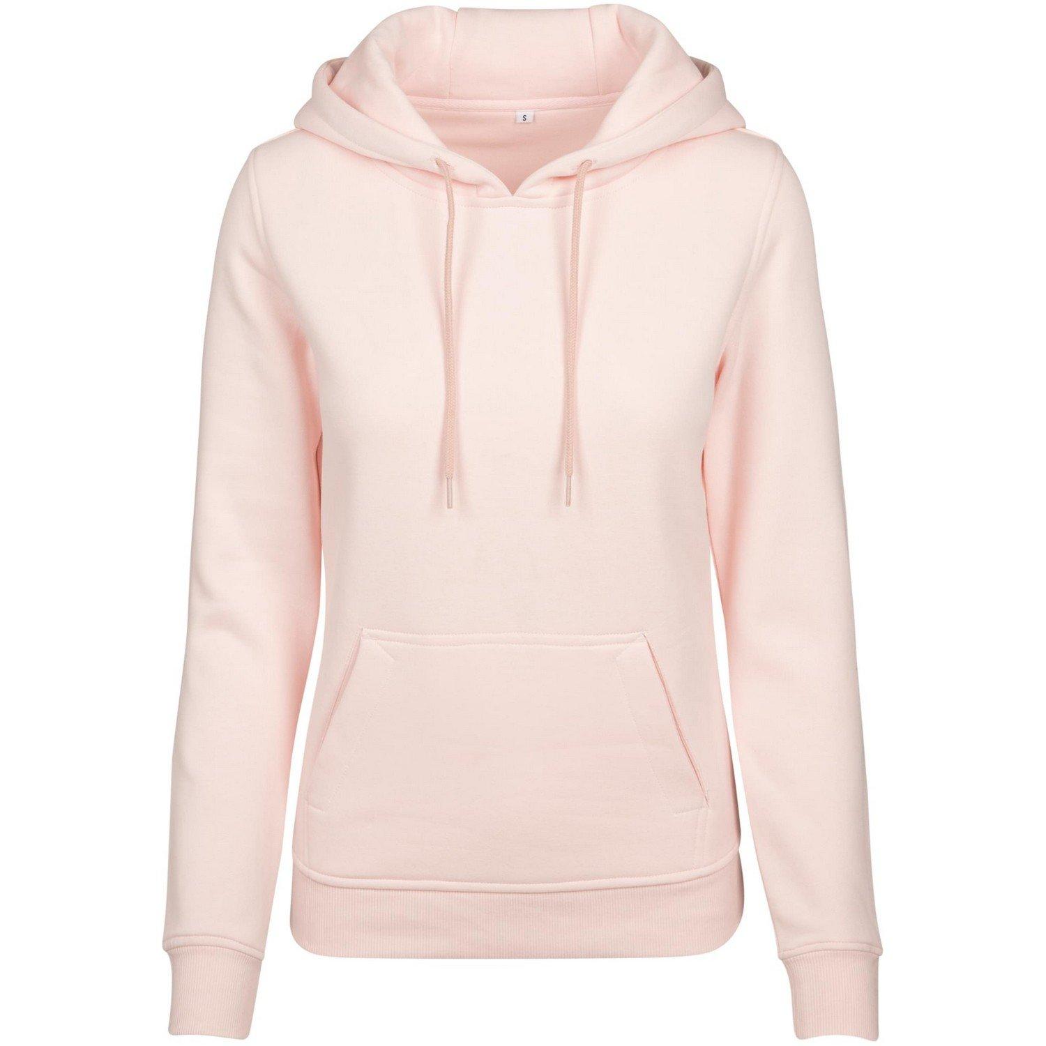 Kapuzenpullover Damen Pink L von Build Your Own